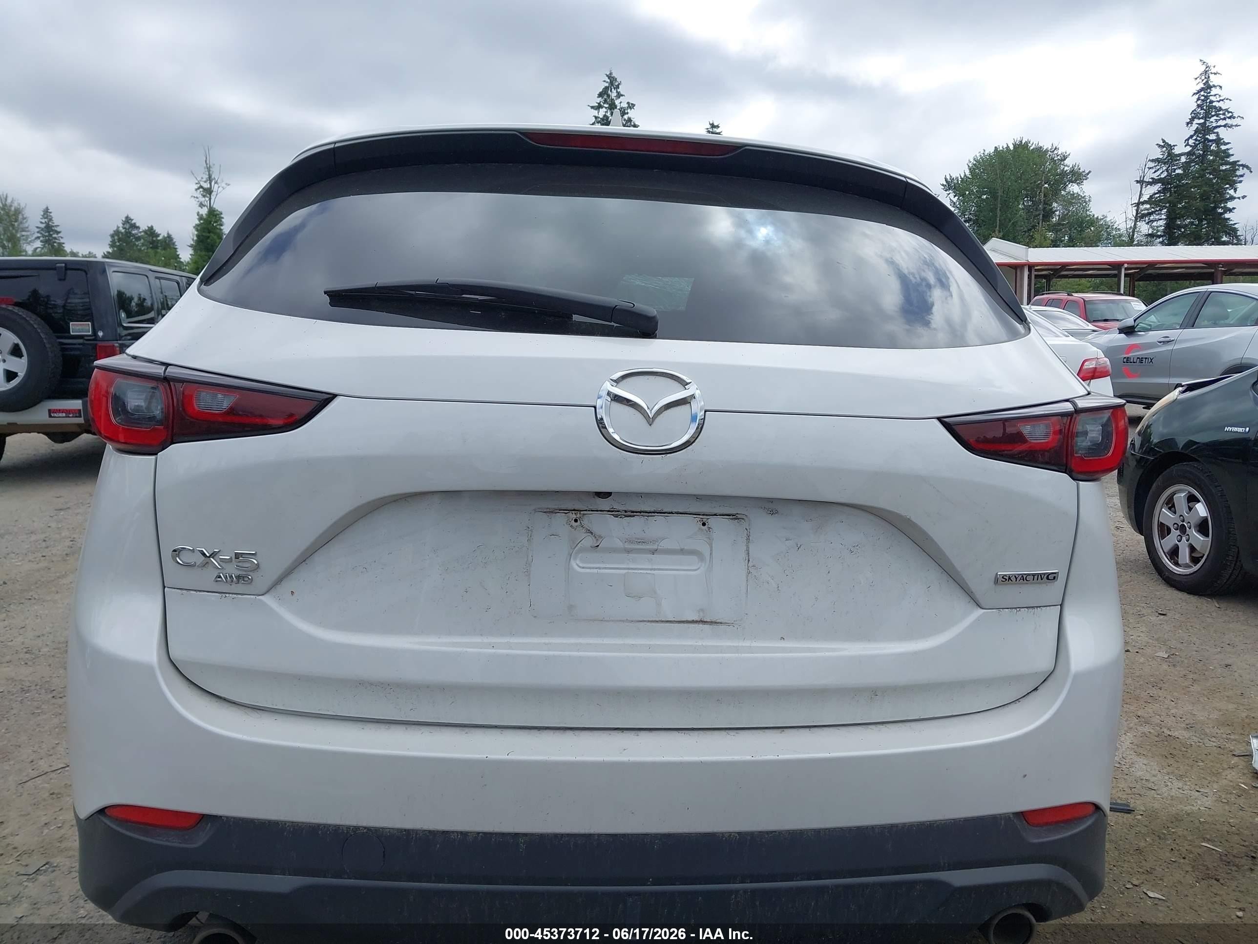 2023 Mazda Cx-5 2.5 S Preferred White vin: JM3KFBCM9P0258004