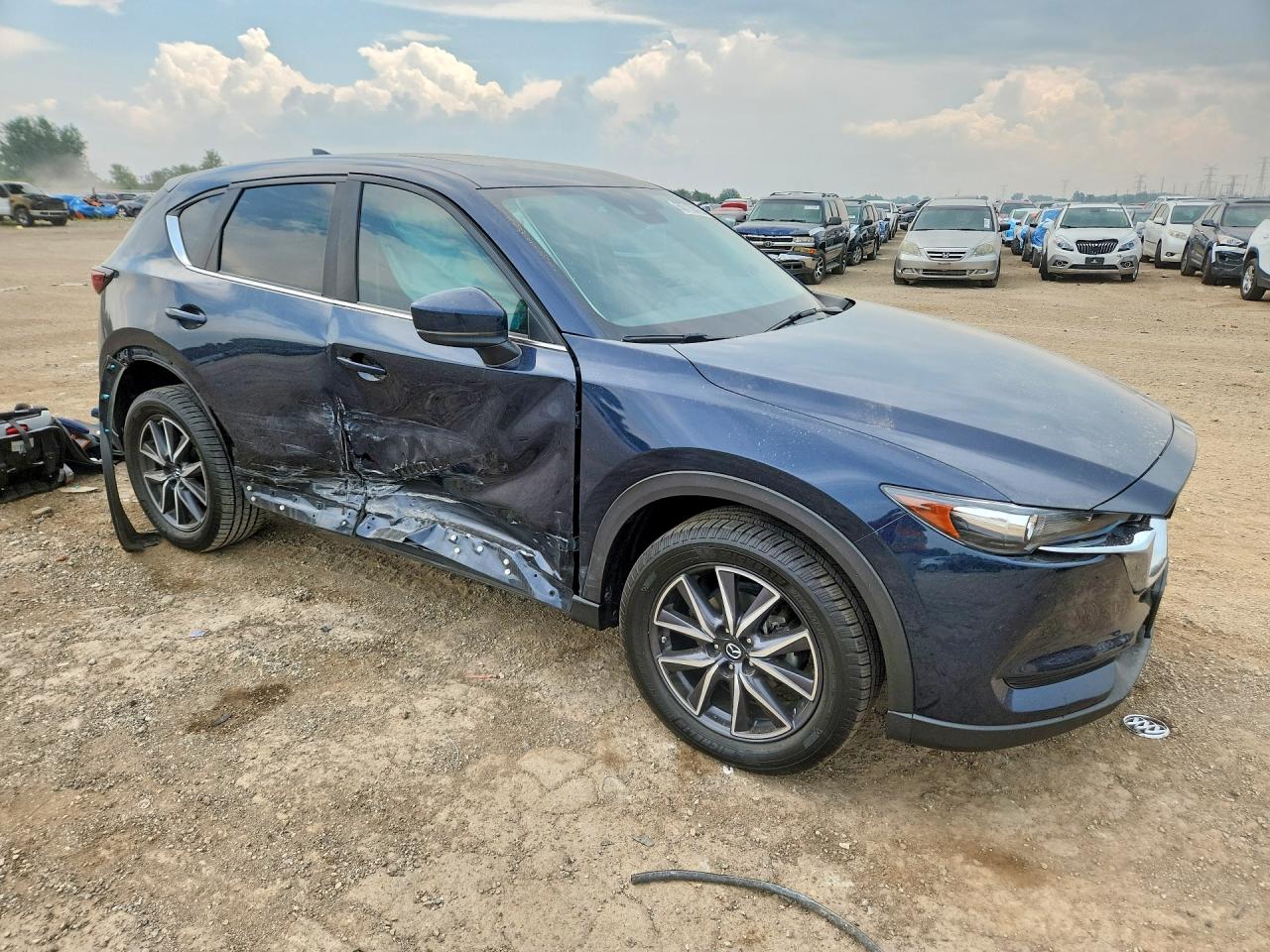 2018 Mazda Cx-5 Touring Синий vin: JM3KFBCMXJ0386212