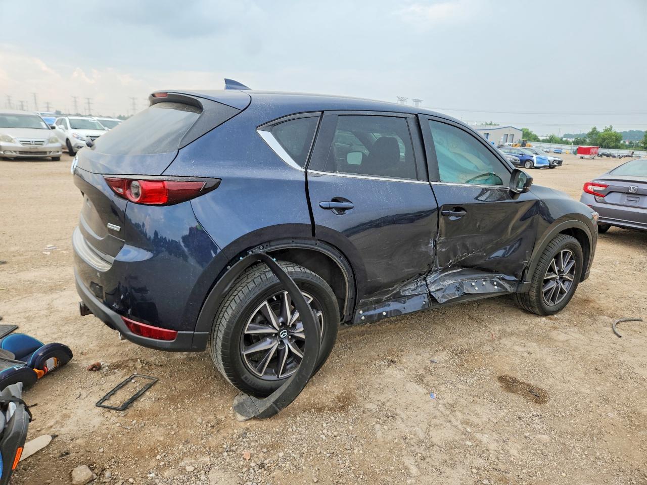 2018 Mazda Cx-5 Touring Синий vin: JM3KFBCMXJ0386212