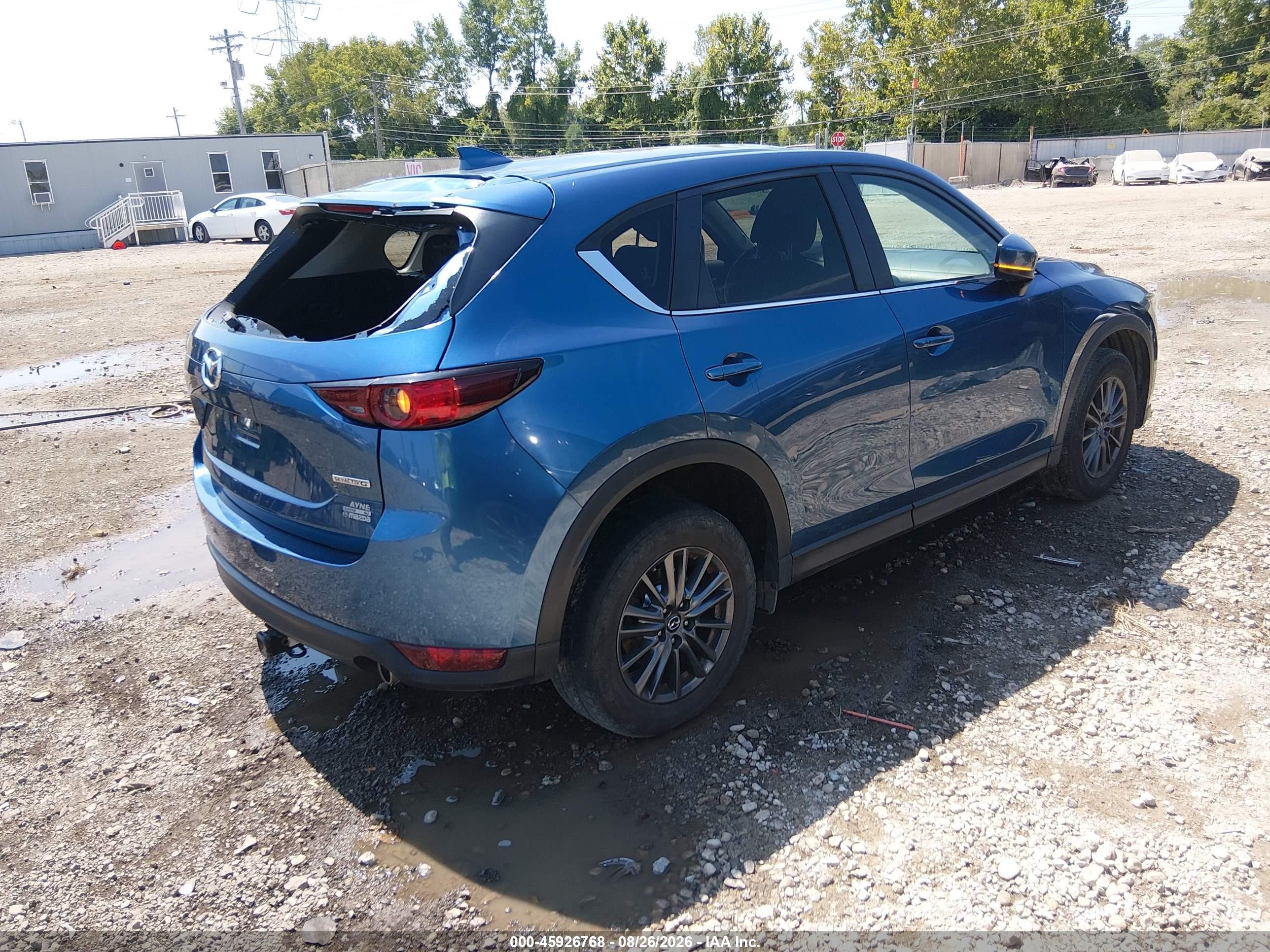 2020 Mazda Cx-5 Touring Blue vin: JM3KFBCMXL0840168