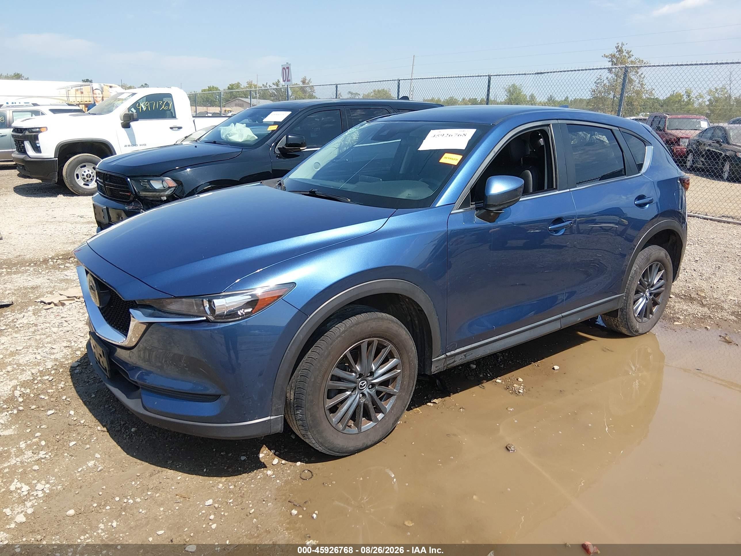 2020 Mazda Cx-5 Touring Blue vin: JM3KFBCMXL0840168