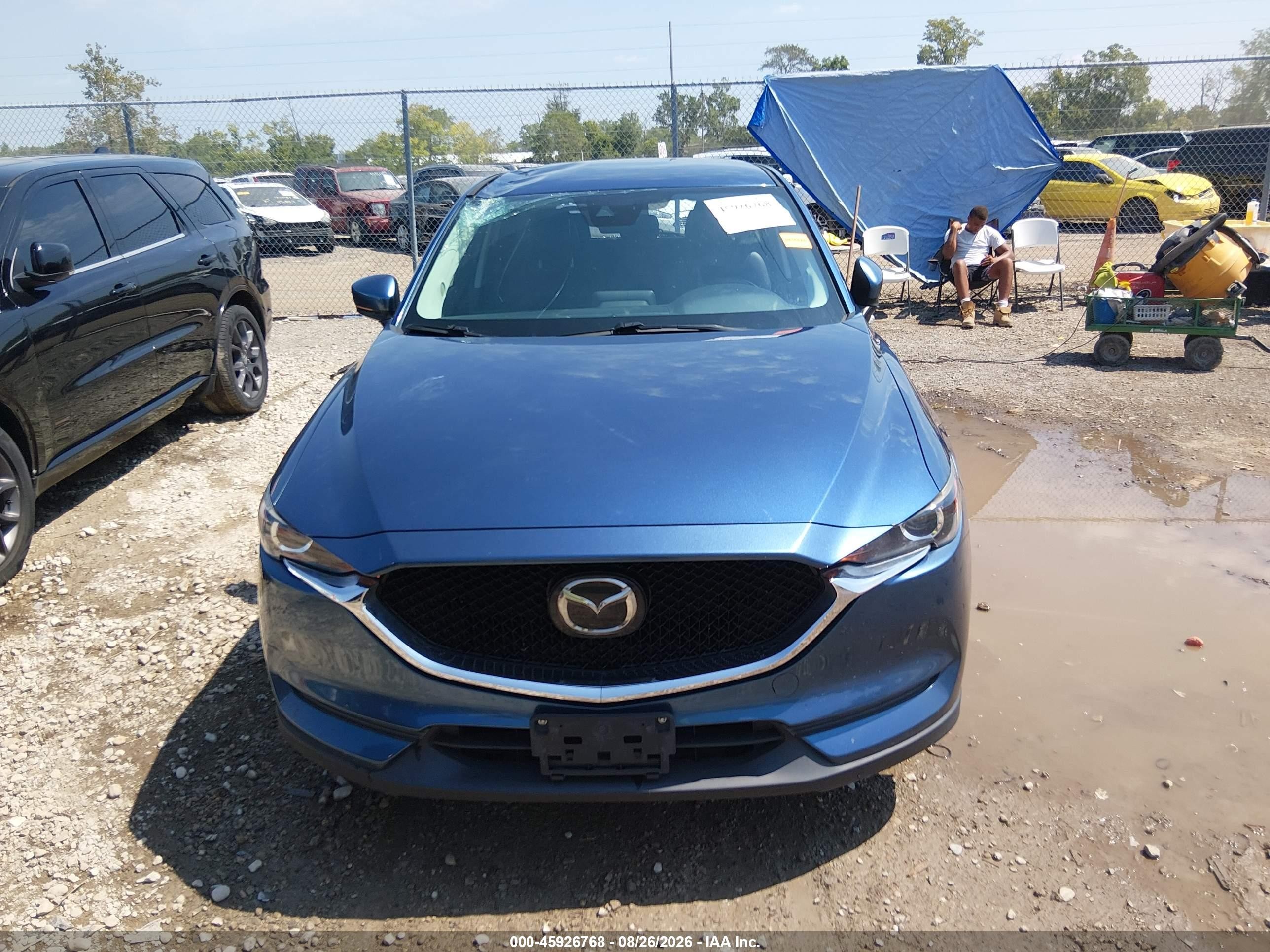 2020 Mazda Cx-5 Touring Blue vin: JM3KFBCMXL0840168