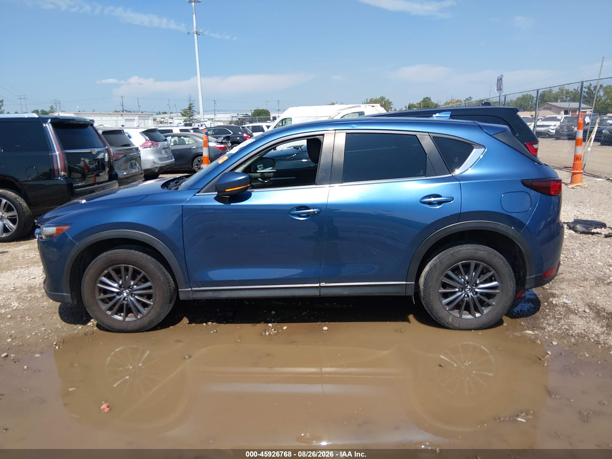2020 Mazda Cx-5 Touring Blue vin: JM3KFBCMXL0840168