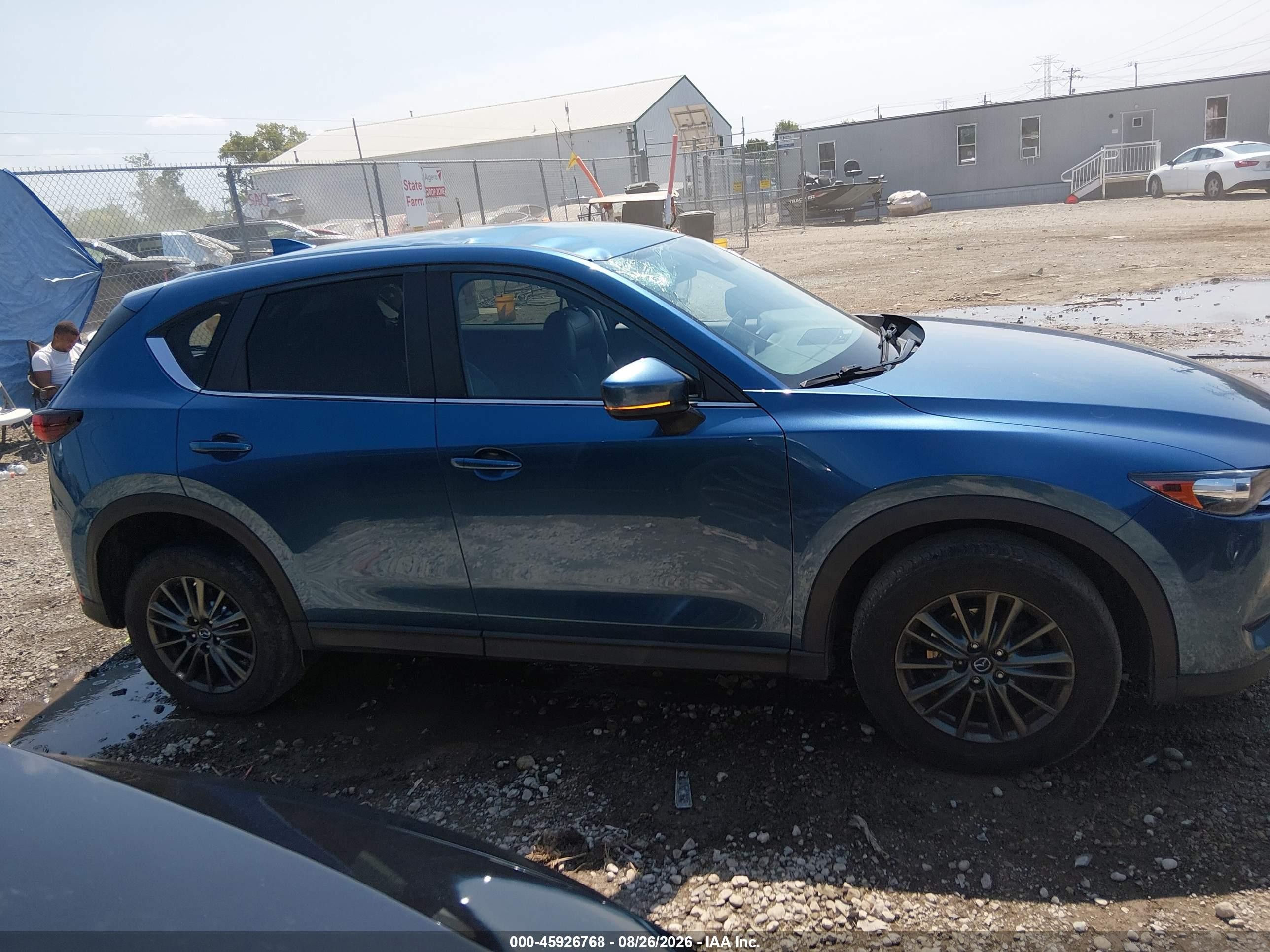 2020 Mazda Cx-5 Touring Blue vin: JM3KFBCMXL0840168