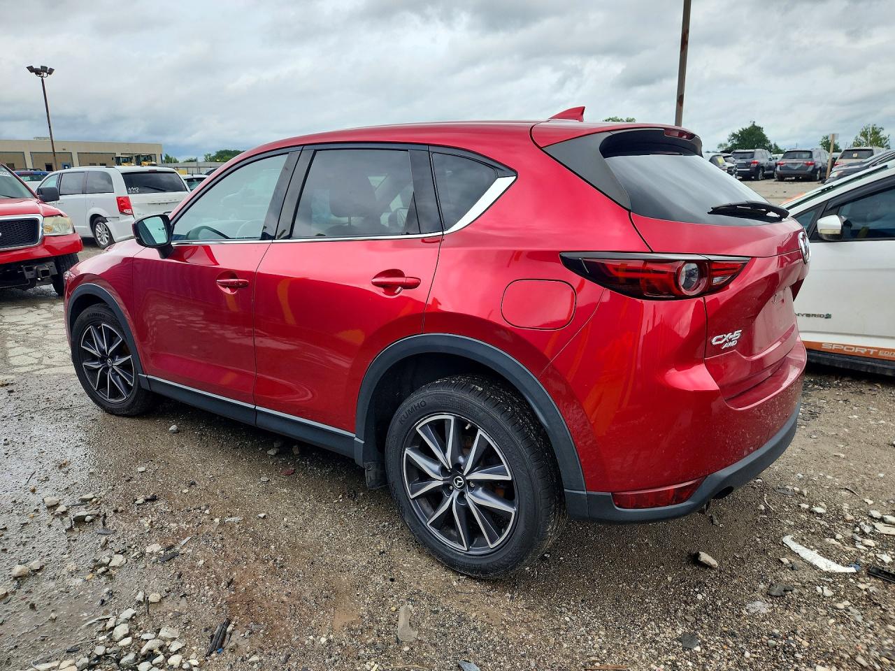 2017 Mazda Cx-5 Grand Touring Red vin: JM3KFBDL0H0134906