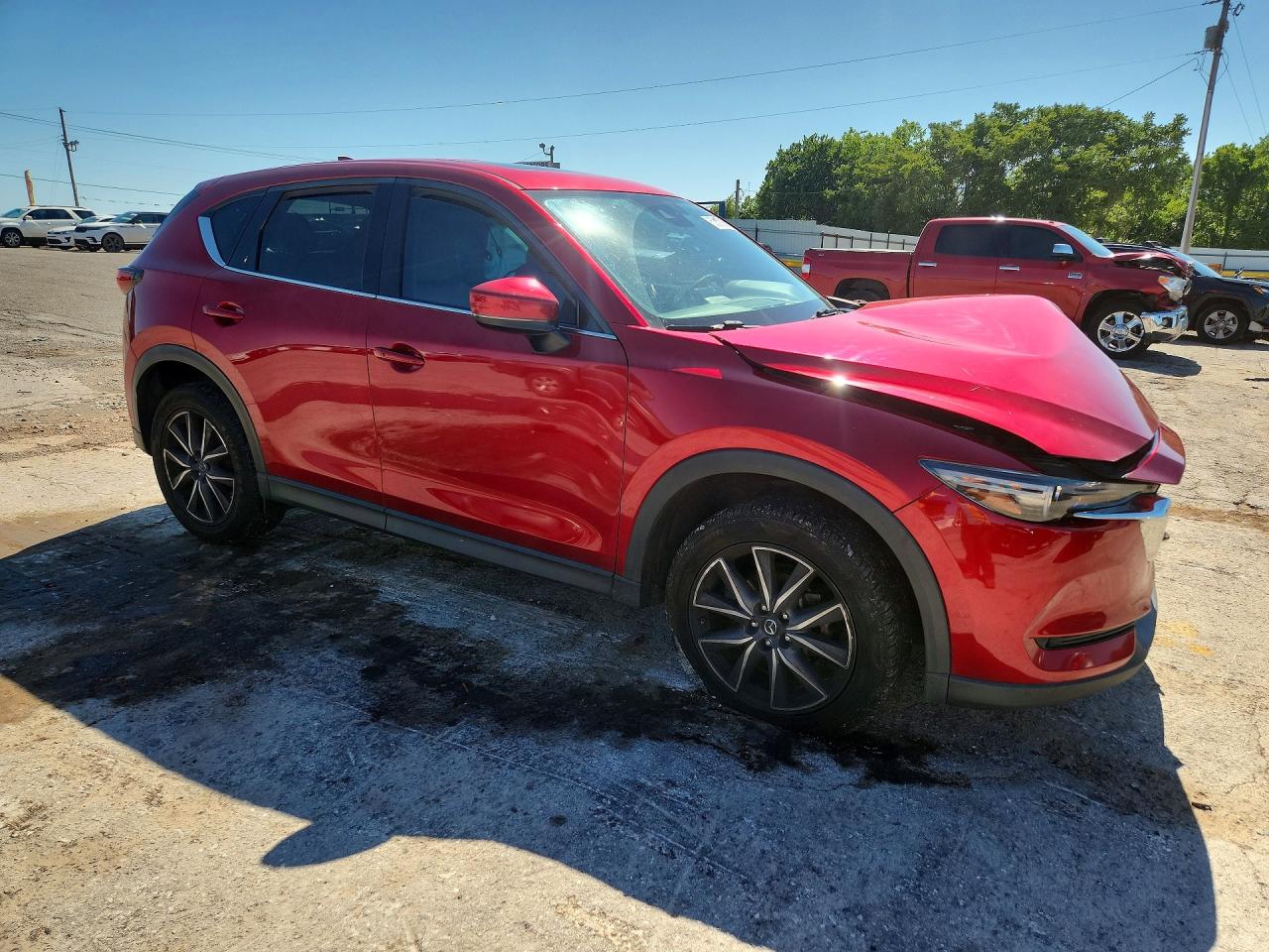 2017 Mazda Cx-5 Grand Touring Red vin: JM3KFBDL2H0223523