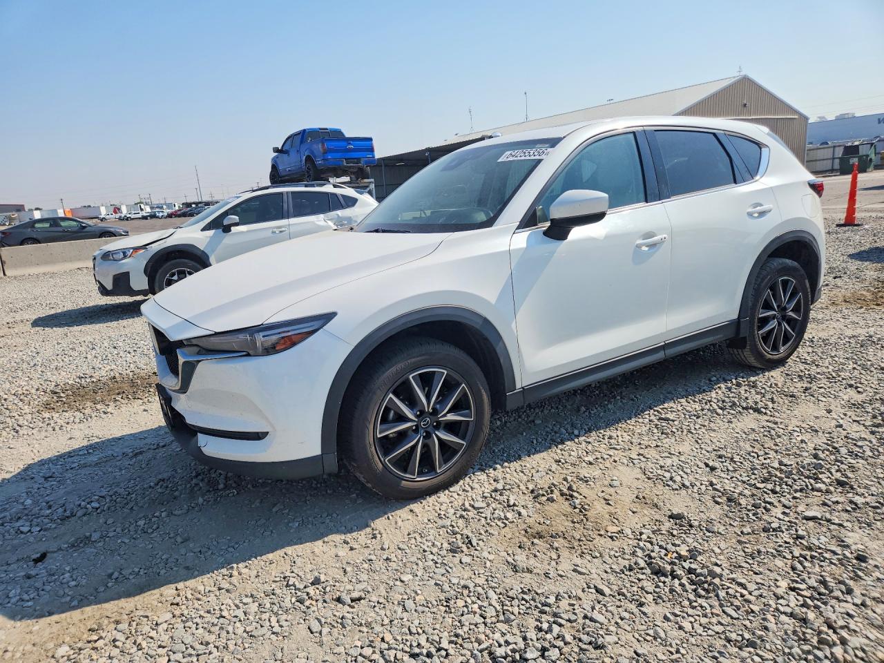 2017 Mazda Cx-5 Grand Touring White vin: JM3KFBDL3H0216449