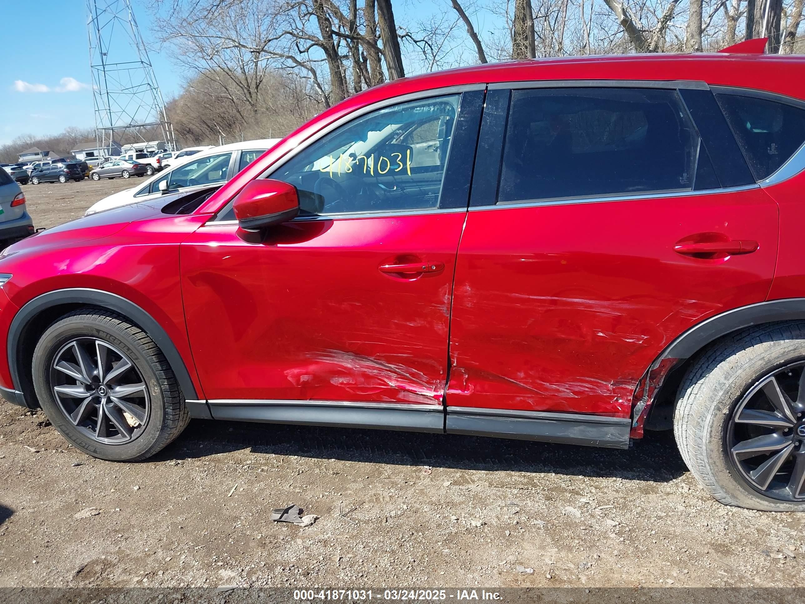 2017 Mazda Cx-5 Grand Touring Red vin: JM3KFBDL6H0148339