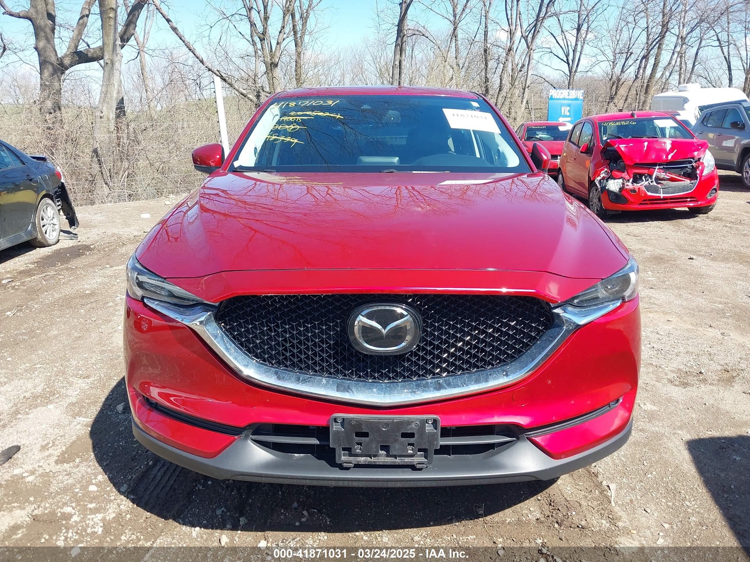 2017 Mazda Cx-5 Grand Touring Red vin: JM3KFBDL6H0148339