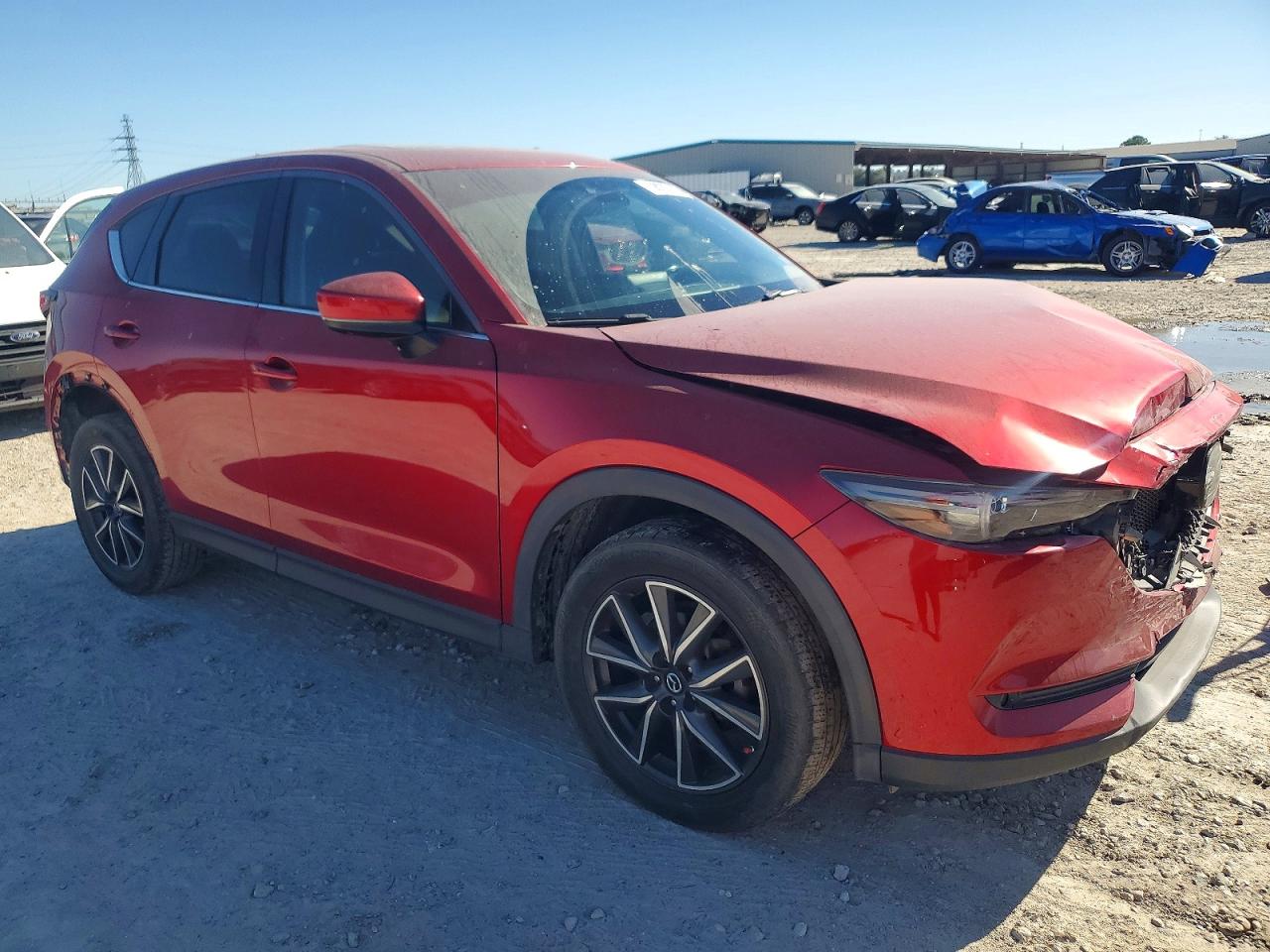 2017 Mazda Cx-5 Grand Touring Red vin: JM3KFBDL9H0105596