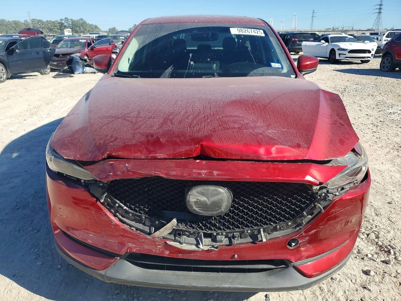 2017 Mazda Cx-5 Grand Touring Red vin: JM3KFBDL9H0105596