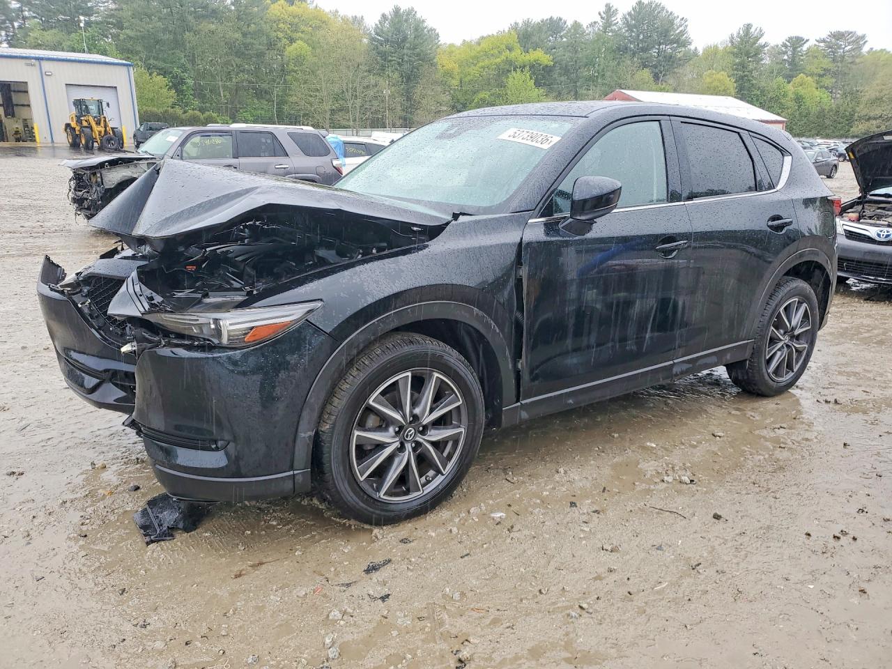 2017 Mazda Cx-5 Grand Touring Black vin: JM3KFBDL9H0119191
