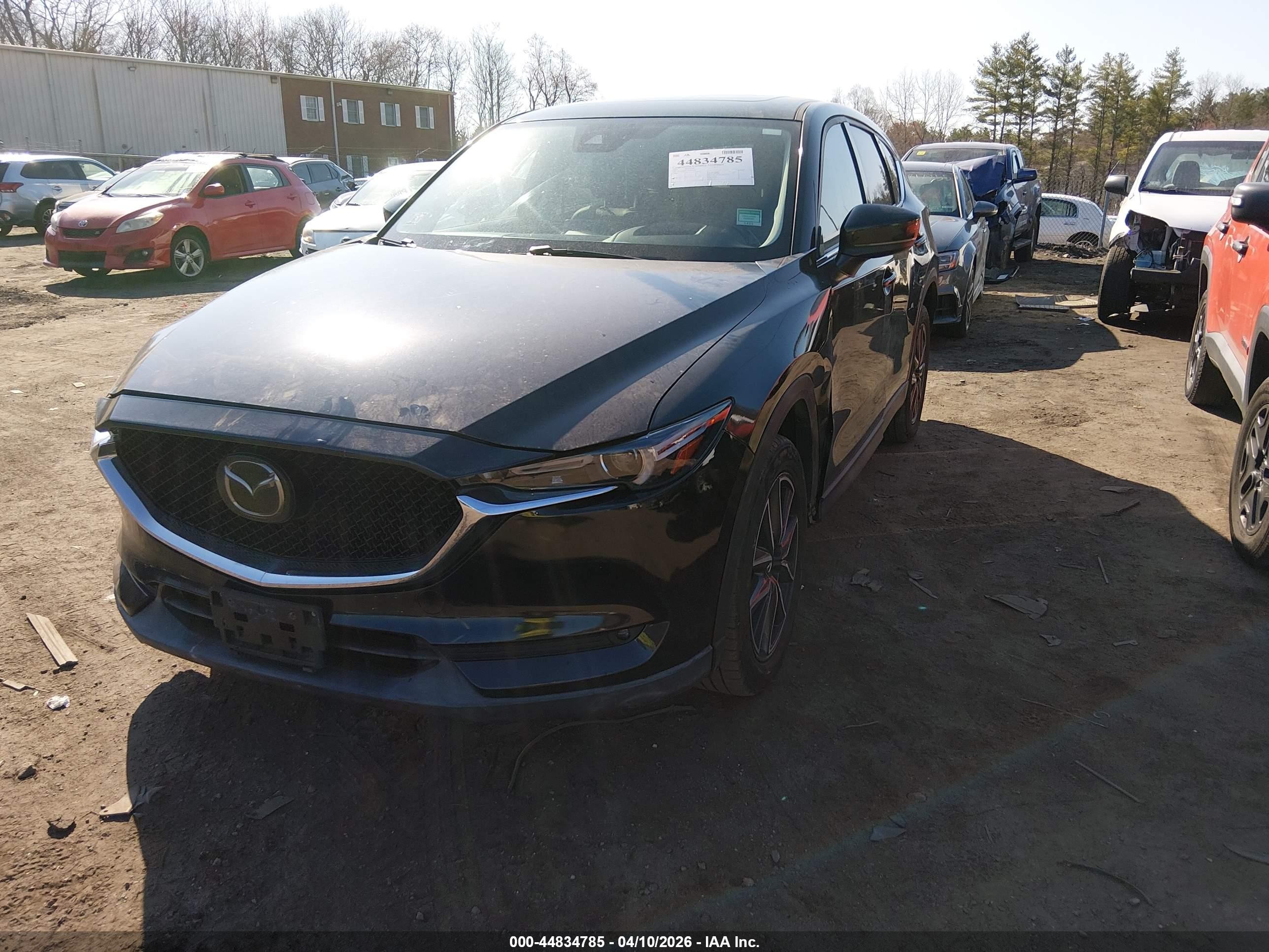 2017 Mazda Cx-5 Grand Touring Black vin: JM3KFBDLXH0104232