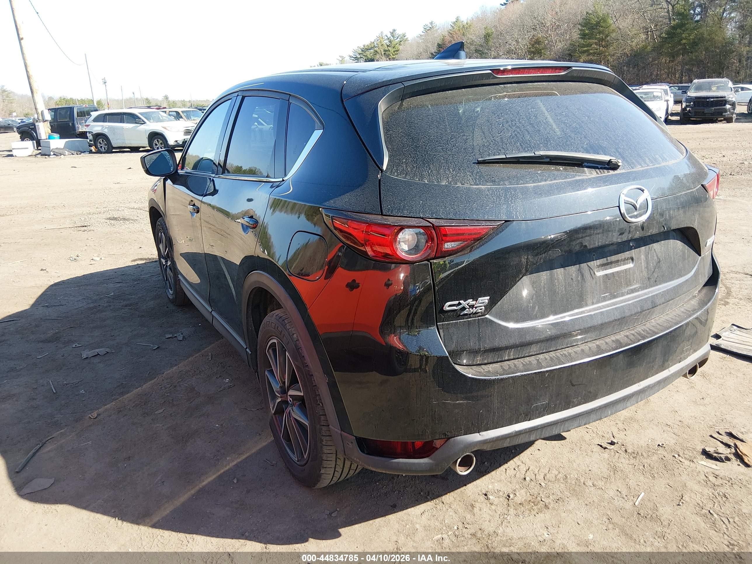 2017 Mazda Cx-5 Grand Touring Black vin: JM3KFBDLXH0104232