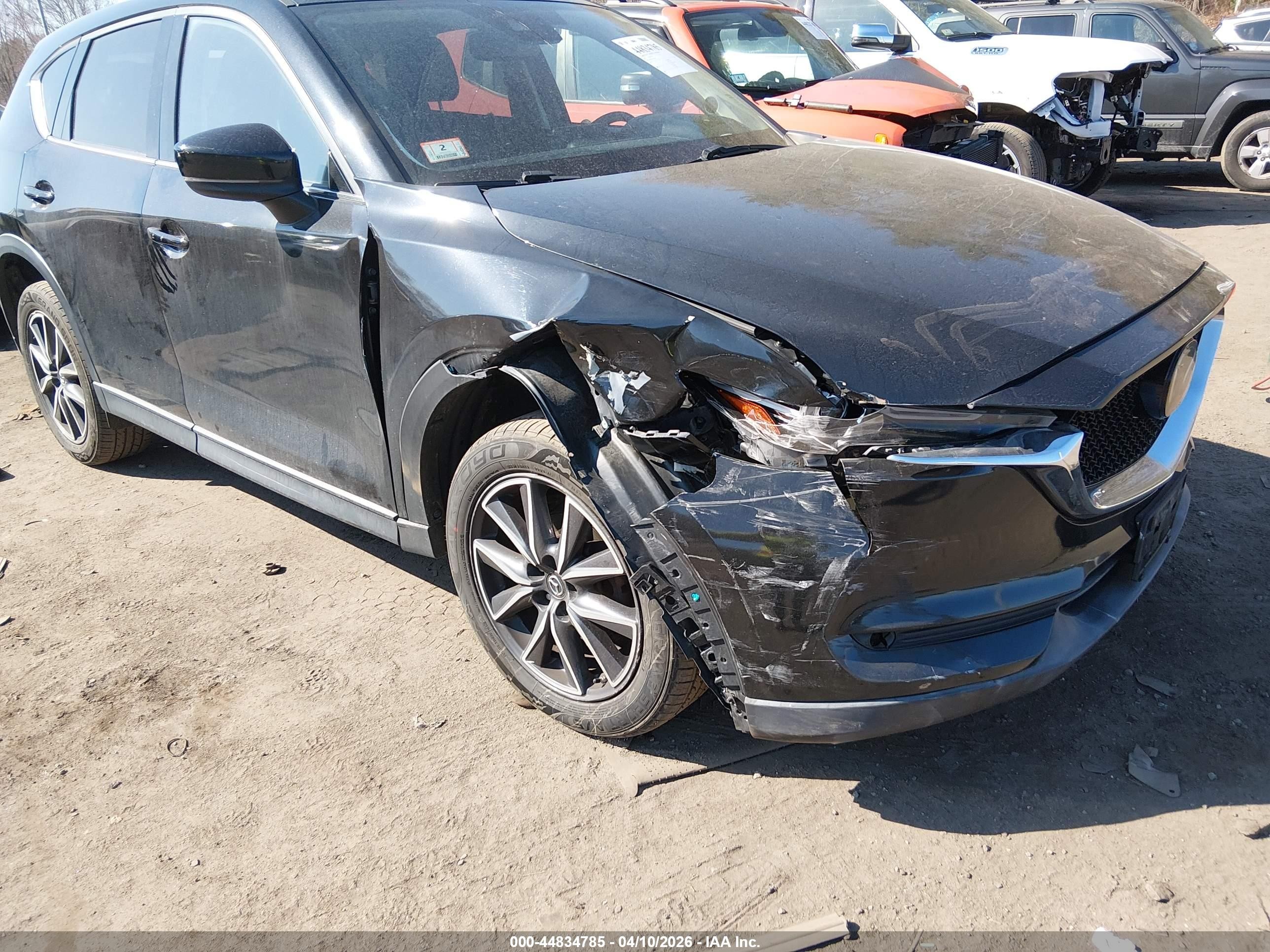 2017 Mazda Cx-5 Grand Touring Black vin: JM3KFBDLXH0104232