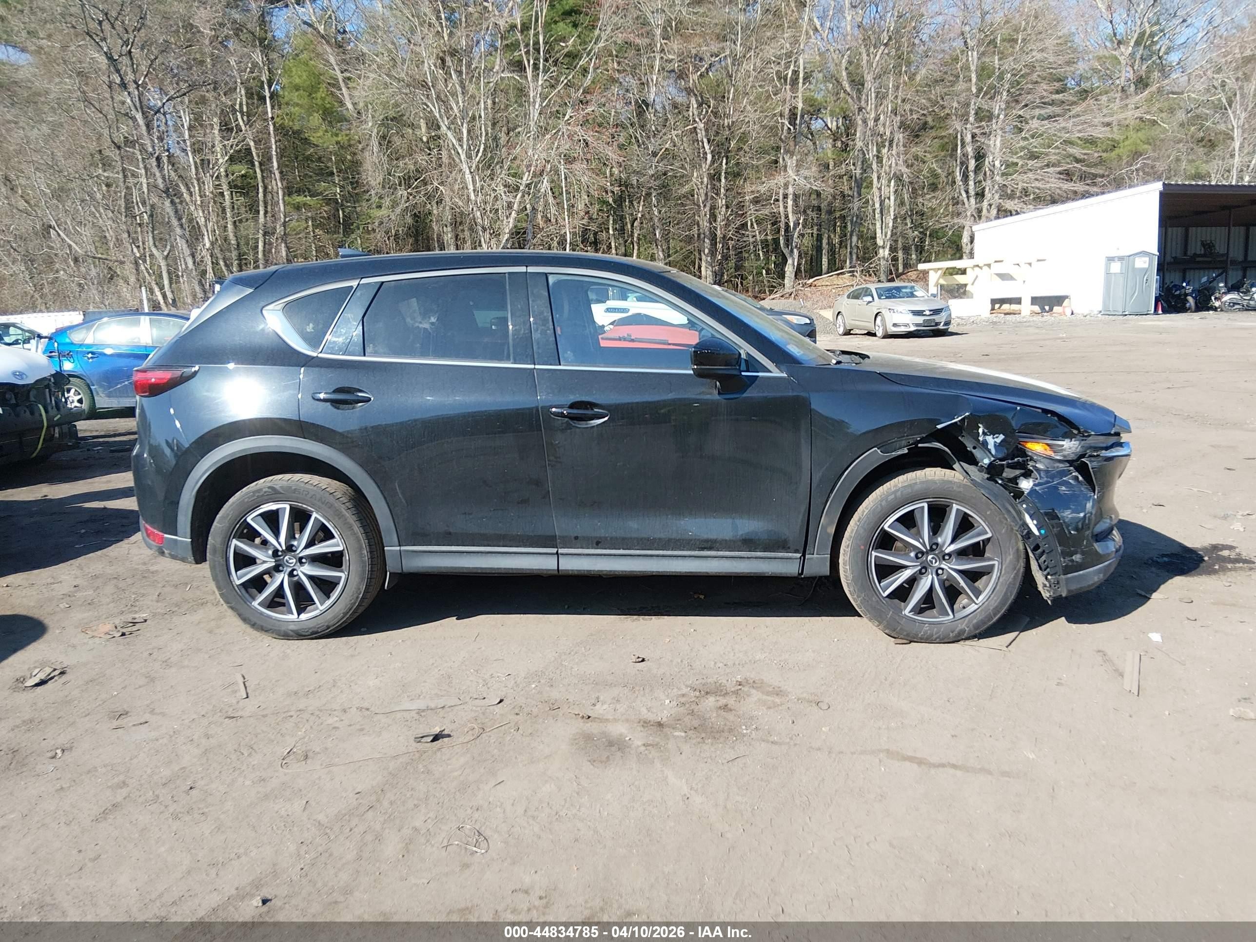 2017 Mazda Cx-5 Grand Touring Black vin: JM3KFBDLXH0104232