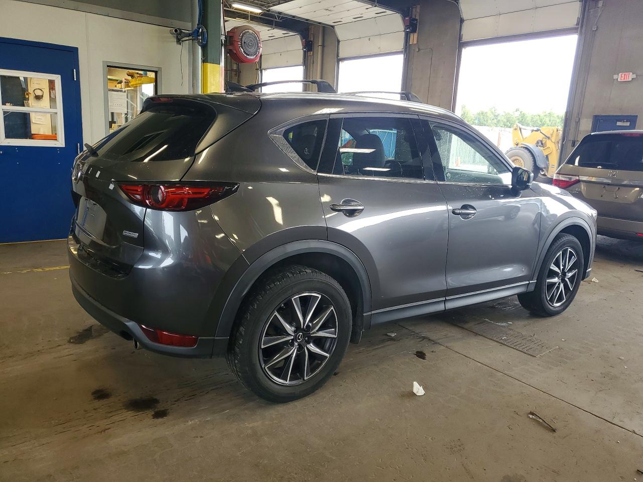 2017 Mazda Cx-5 Grand Touring Gray vin: JM3KFBDLXH0199181