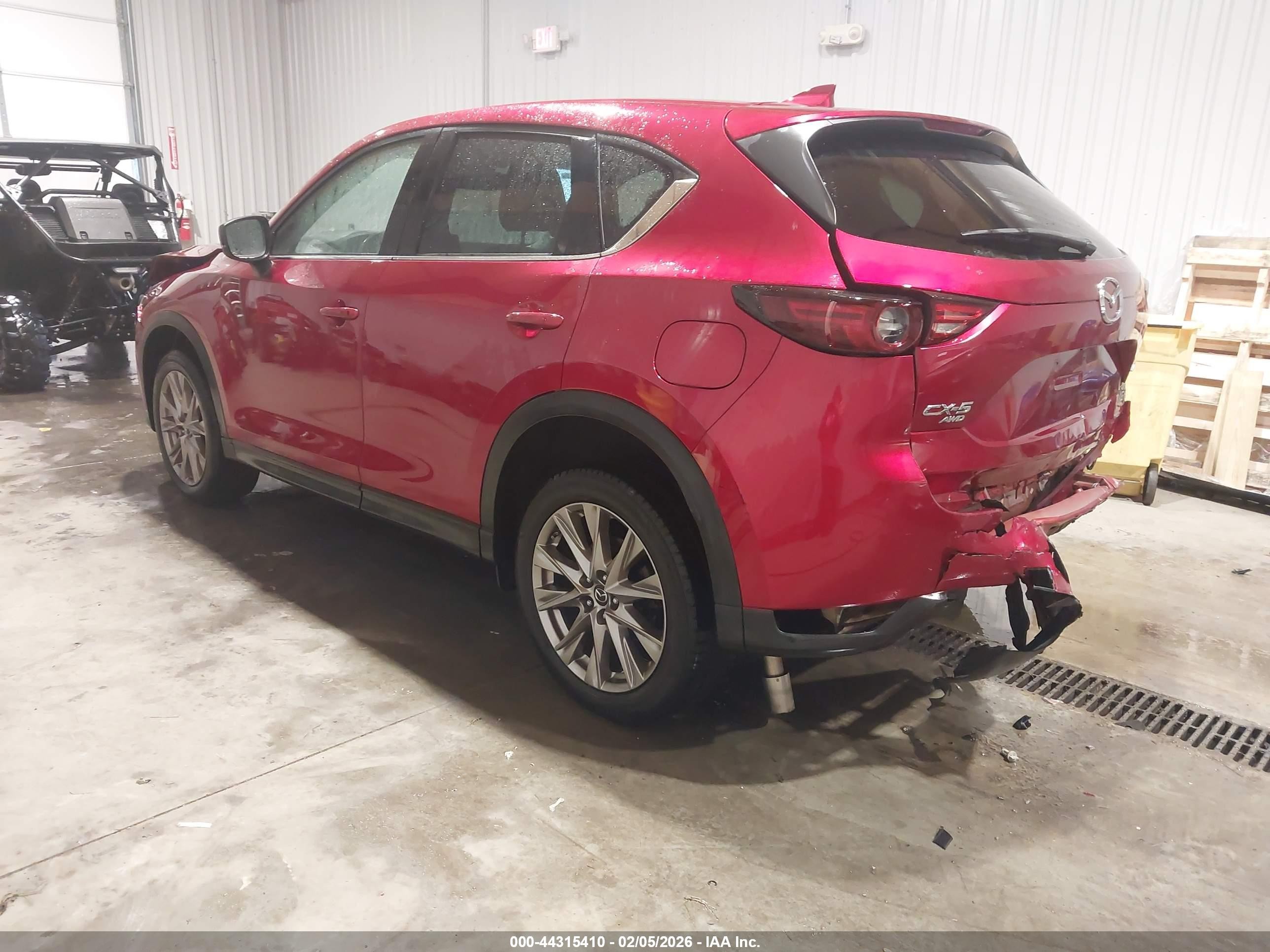 2019 Mazda Cx-5 Grand Touring Красный vin: JM3KFBDM1K0524185