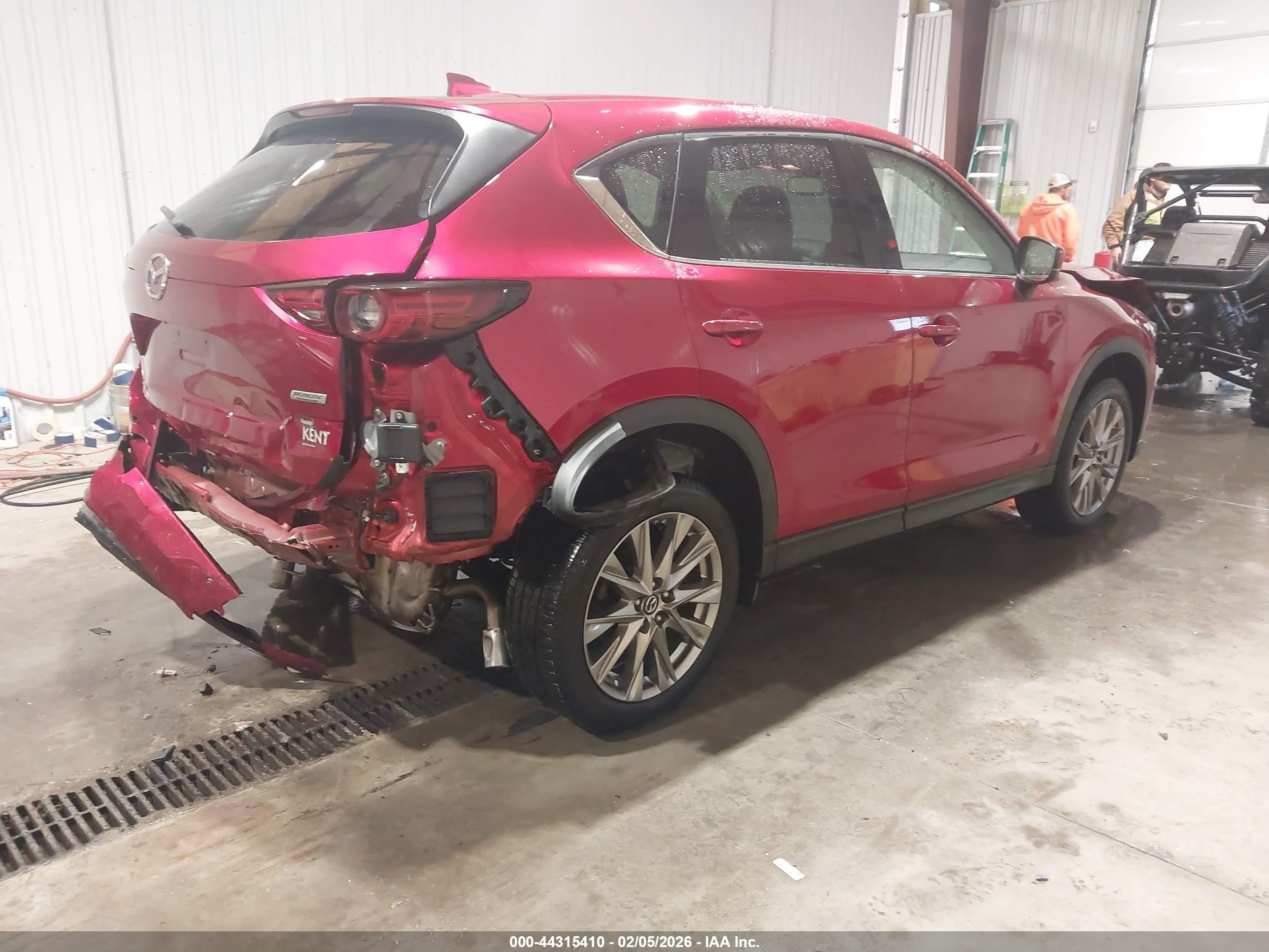 2019 Mazda Cx-5 Grand Touring Красный vin: JM3KFBDM1K0524185