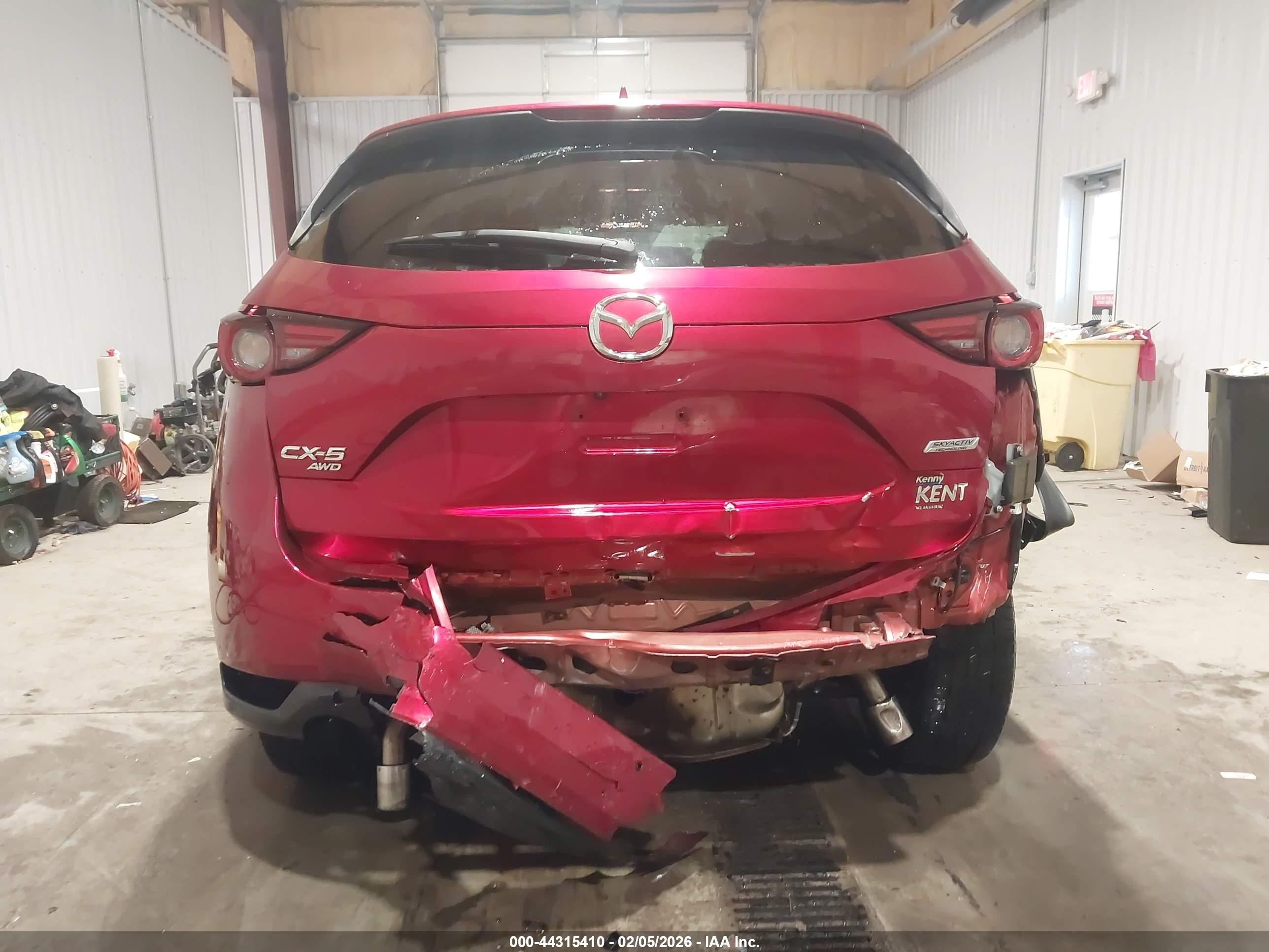 2019 Mazda Cx-5 Grand Touring Красный vin: JM3KFBDM1K0524185