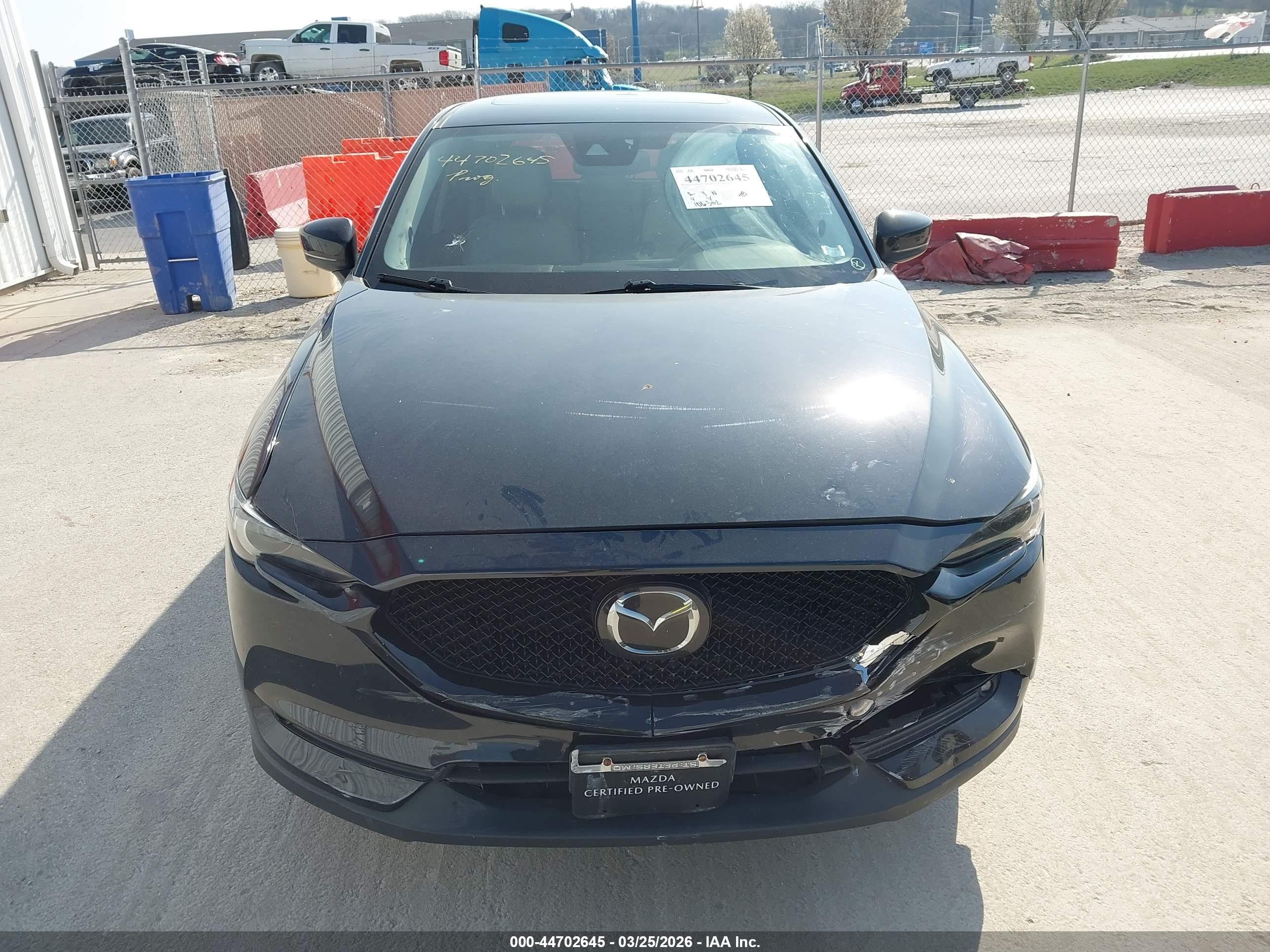 2019 Mazda Cx-5 Grand Touring Black vin: JM3KFBDM1K0526017