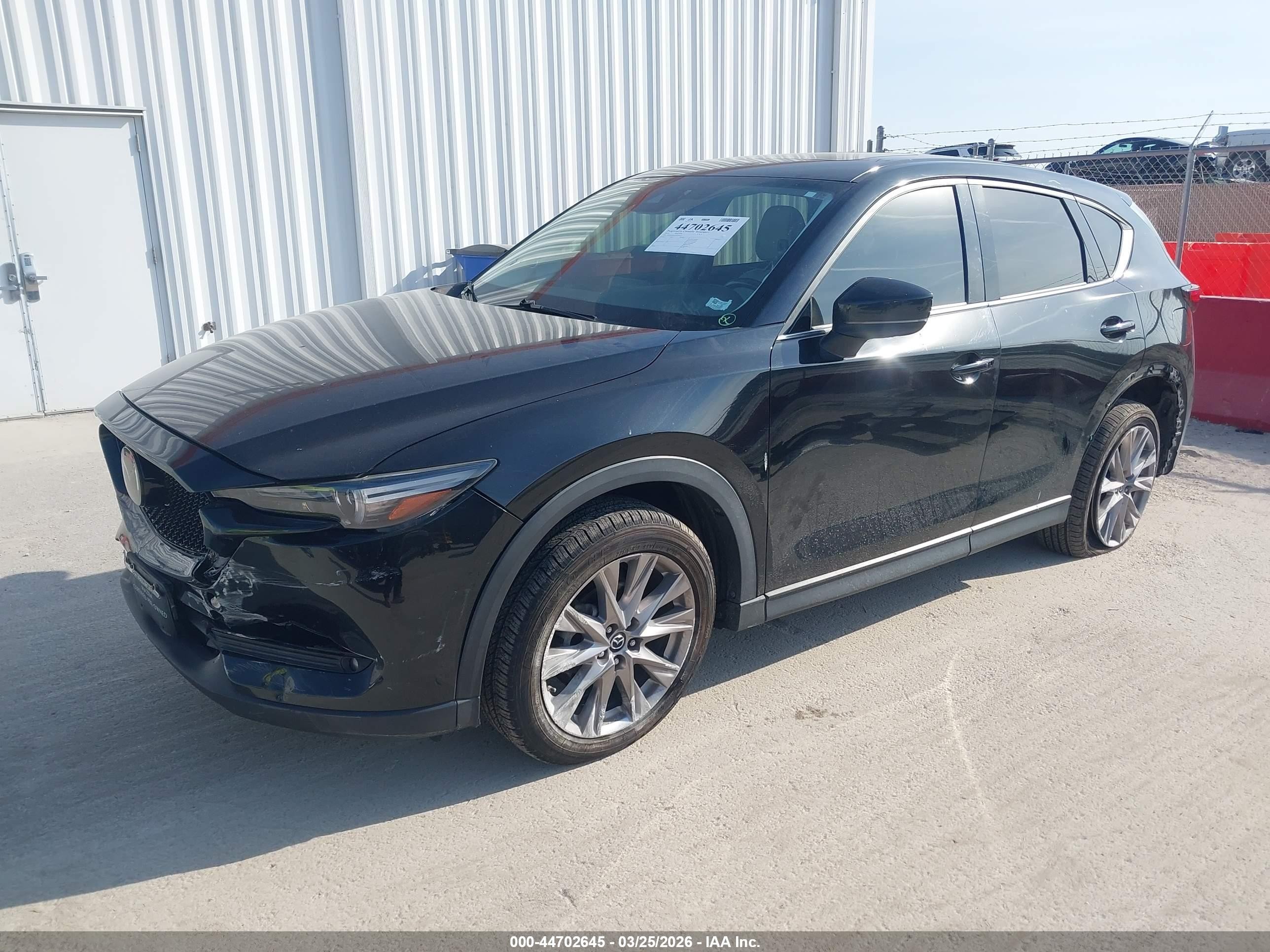2019 Mazda Cx-5 Grand Touring Black vin: JM3KFBDM1K0526017