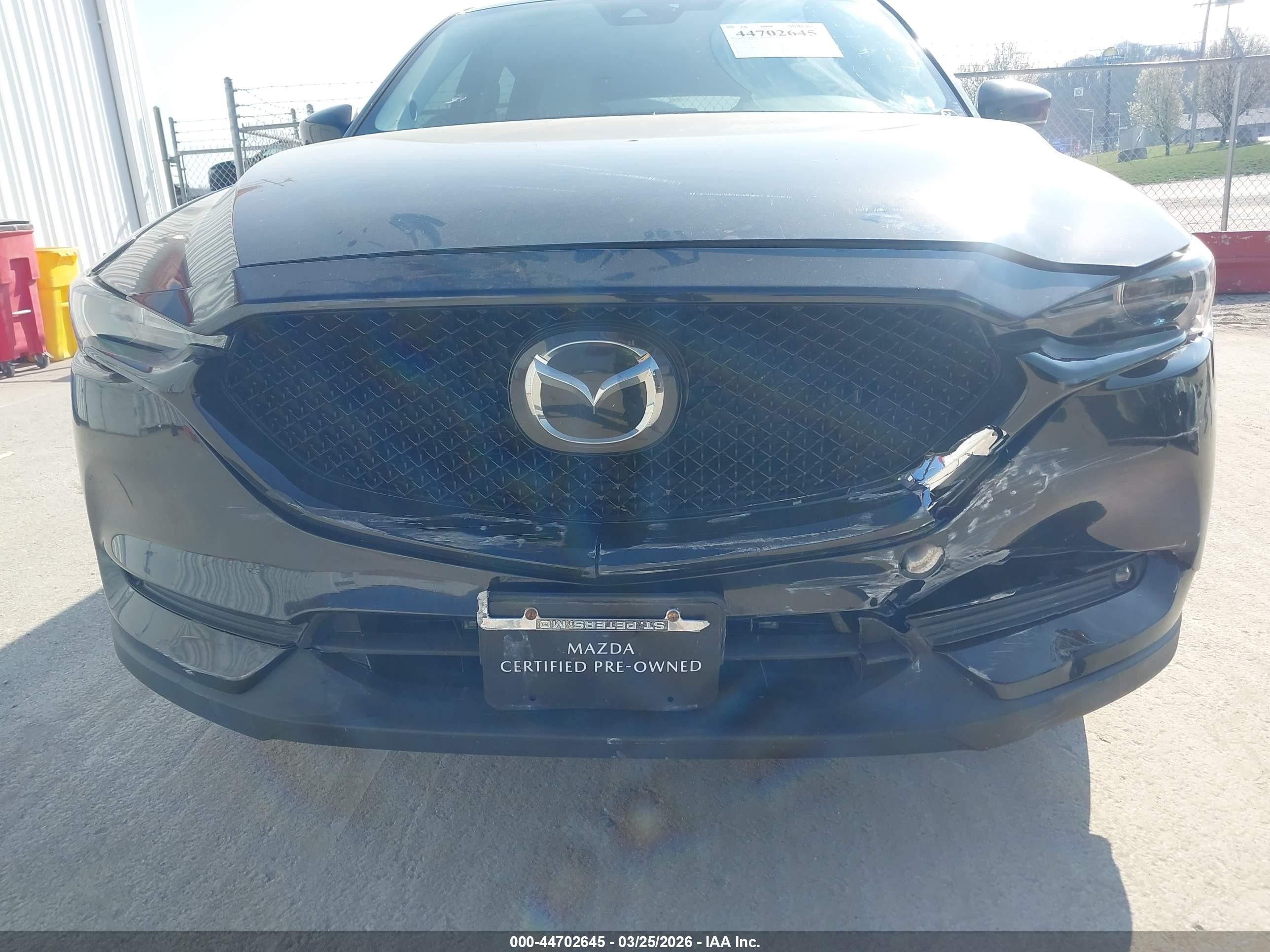 2019 Mazda Cx-5 Grand Touring Black vin: JM3KFBDM1K0526017