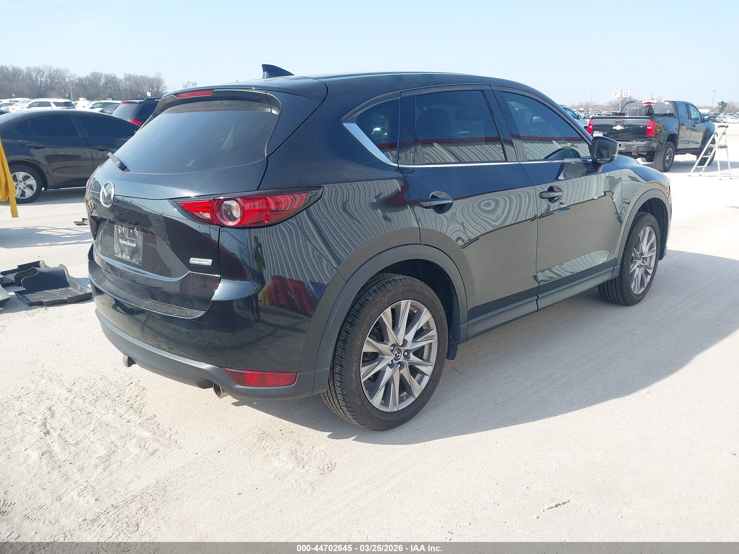 2019 Mazda Cx-5 Grand Touring Black vin: JM3KFBDM1K0526017