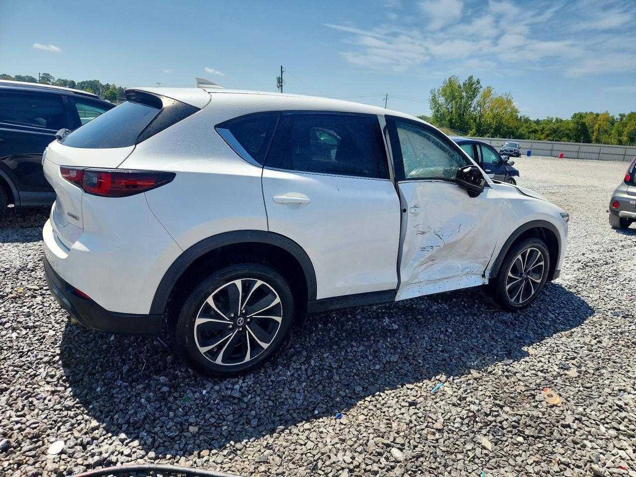 2022 Mazda Cx-5 Premium Белый vin: JM3KFBDM1N1591593