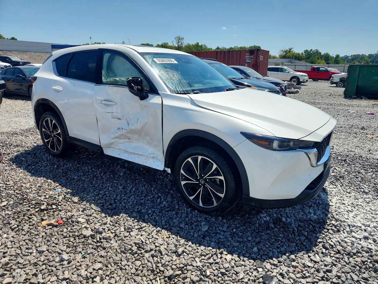 2022 Mazda Cx-5 Premium Белый vin: JM3KFBDM1N1591593