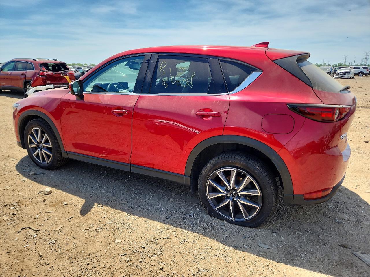 2018 Mazda Cx-5 Grand Touring Red vin: JM3KFBDM2J0392617