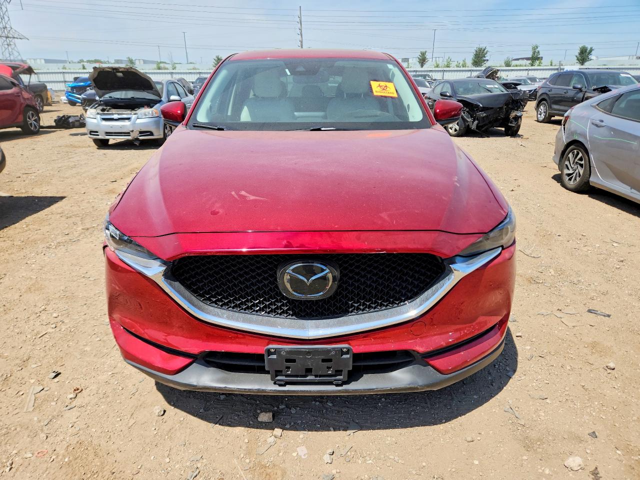 2018 Mazda Cx-5 Grand Touring Red vin: JM3KFBDM2J0392617
