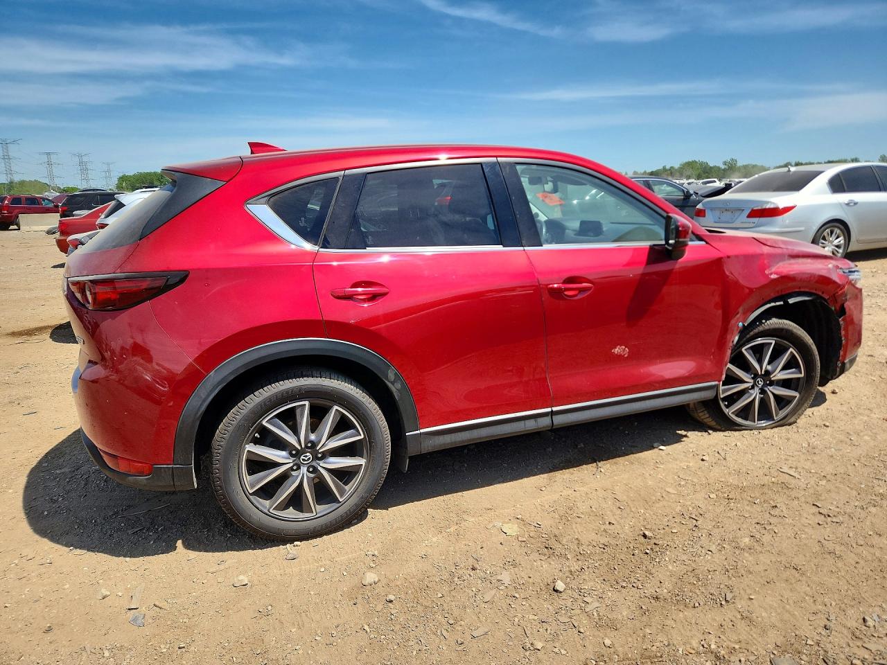 2018 Mazda Cx-5 Grand Touring Red vin: JM3KFBDM2J0392617