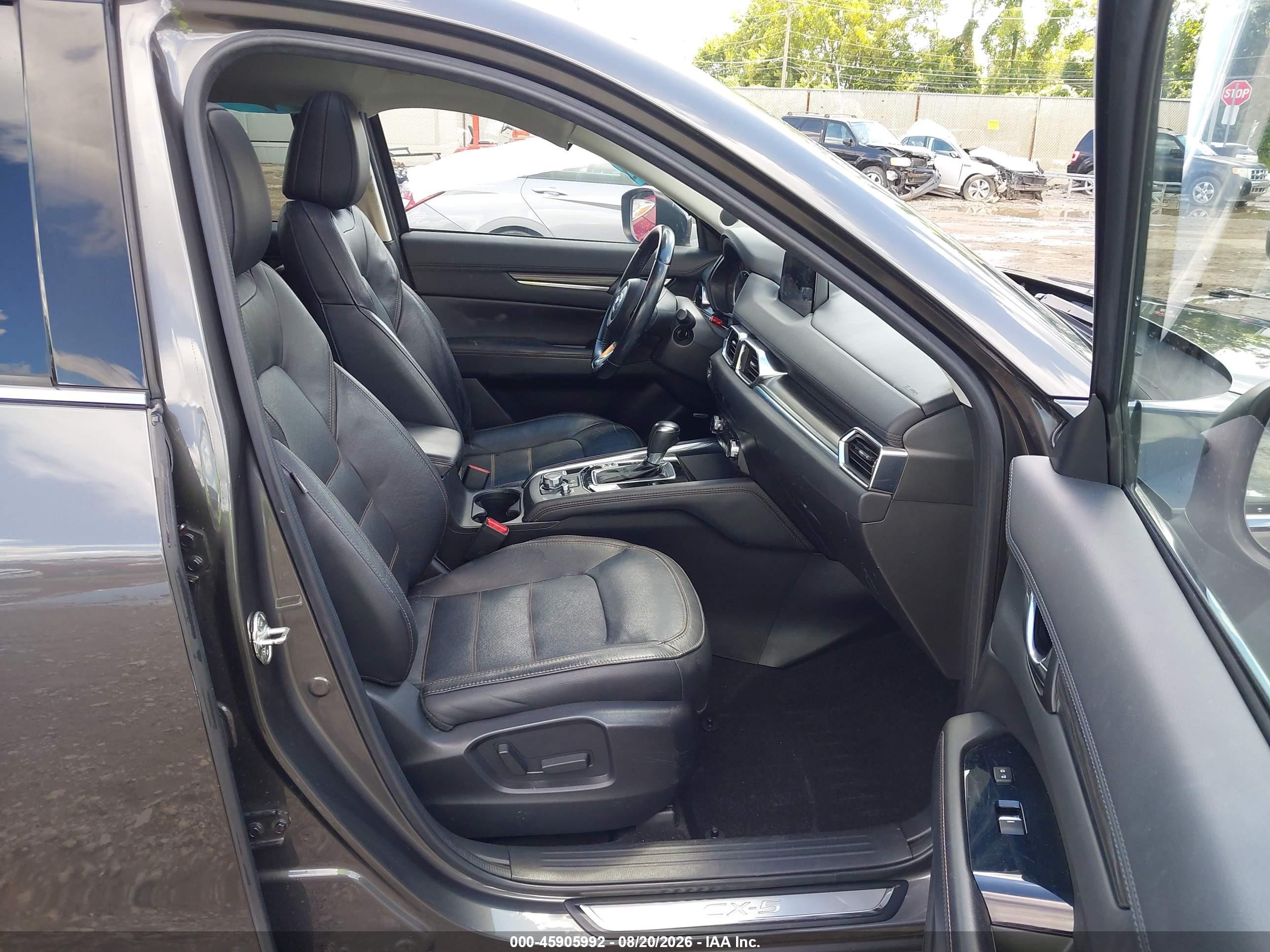 2018 Mazda Cx-5 Grand Touring Gray vin: JM3KFBDM2J1404498