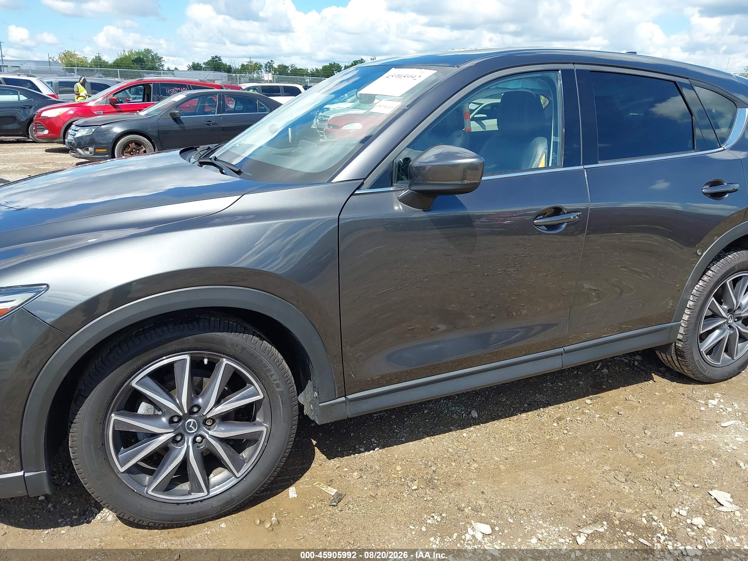 2018 Mazda Cx-5 Grand Touring Gray vin: JM3KFBDM2J1404498