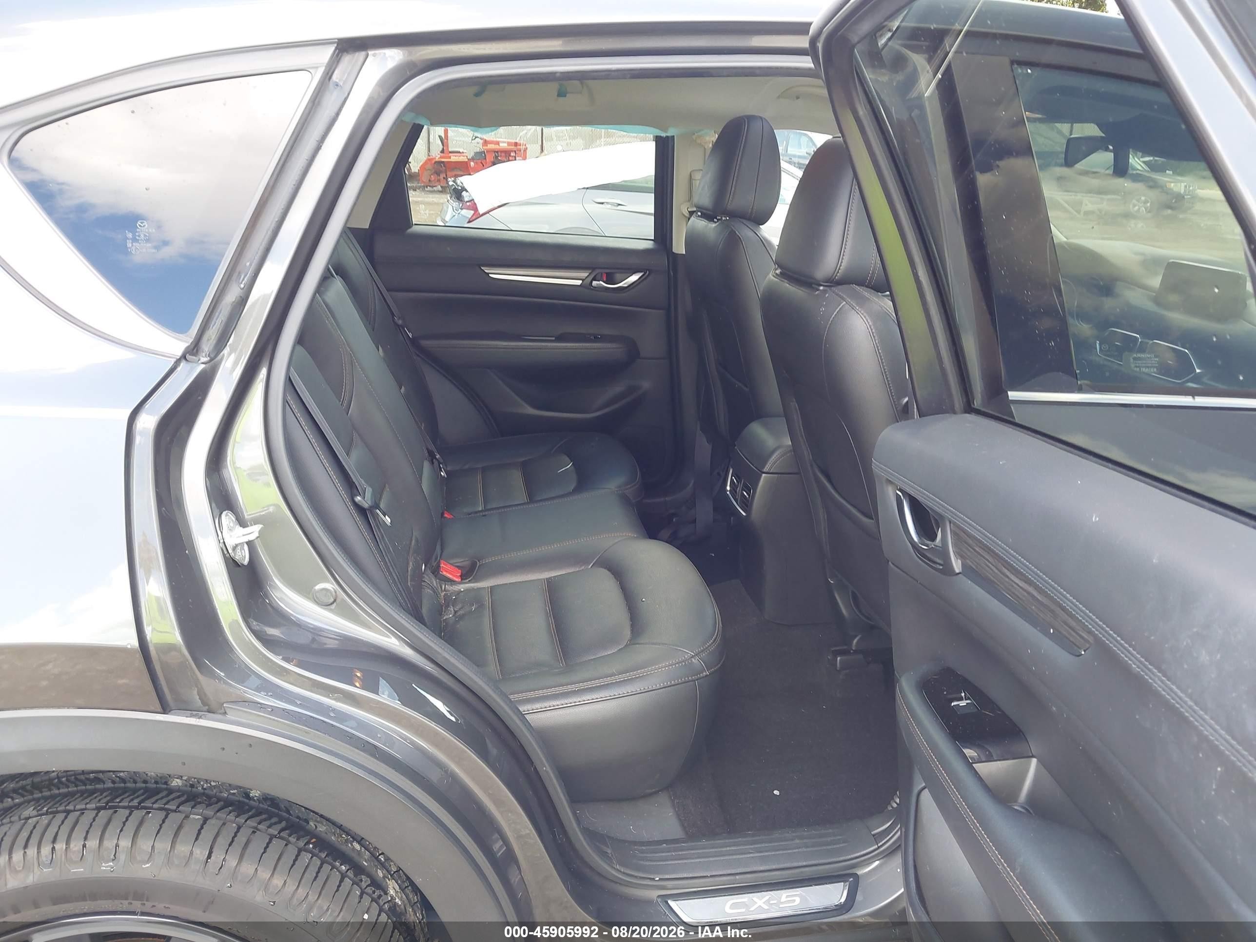2018 Mazda Cx-5 Grand Touring Gray vin: JM3KFBDM2J1404498