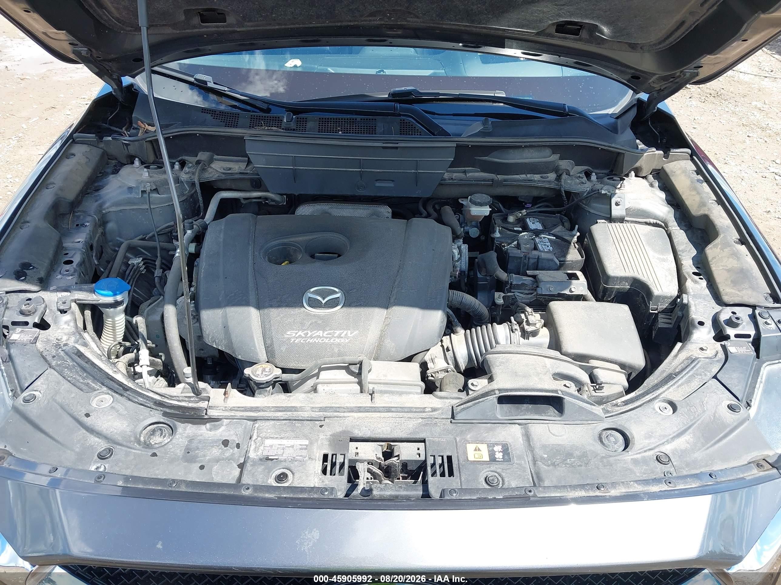 2018 Mazda Cx-5 Grand Touring Gray vin: JM3KFBDM2J1404498
