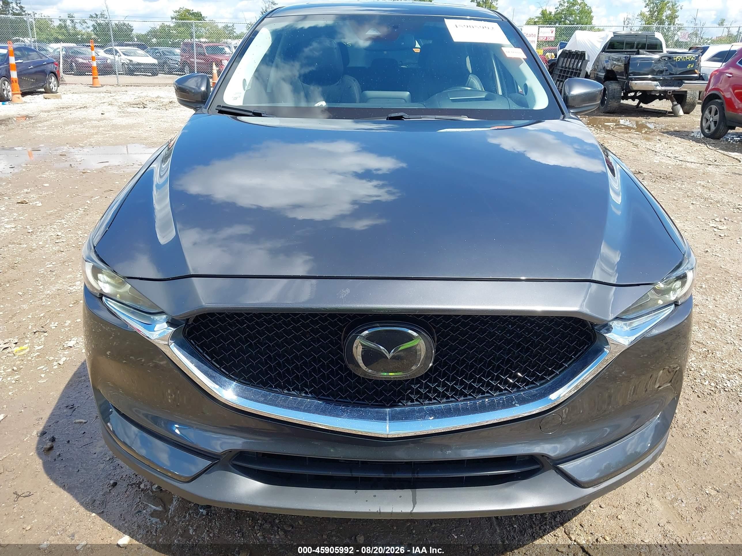 2018 Mazda Cx-5 Grand Touring Gray vin: JM3KFBDM2J1404498