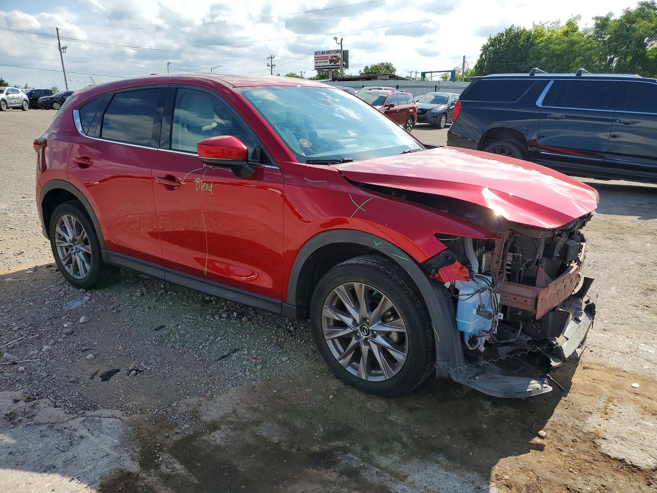 2019 Mazda Cx-5 Grand Touring Red vin: JM3KFBDM2K0585593