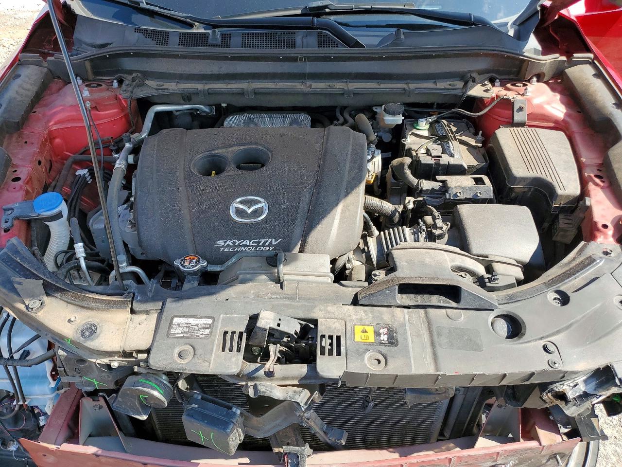 2019 Mazda Cx-5 Grand Touring Red vin: JM3KFBDM2K0585593