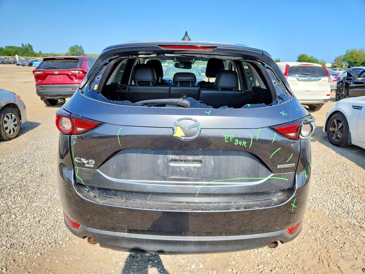 2021 Mazda Cx-5 Grand Touring Серый vin: JM3KFBDM2M0427029