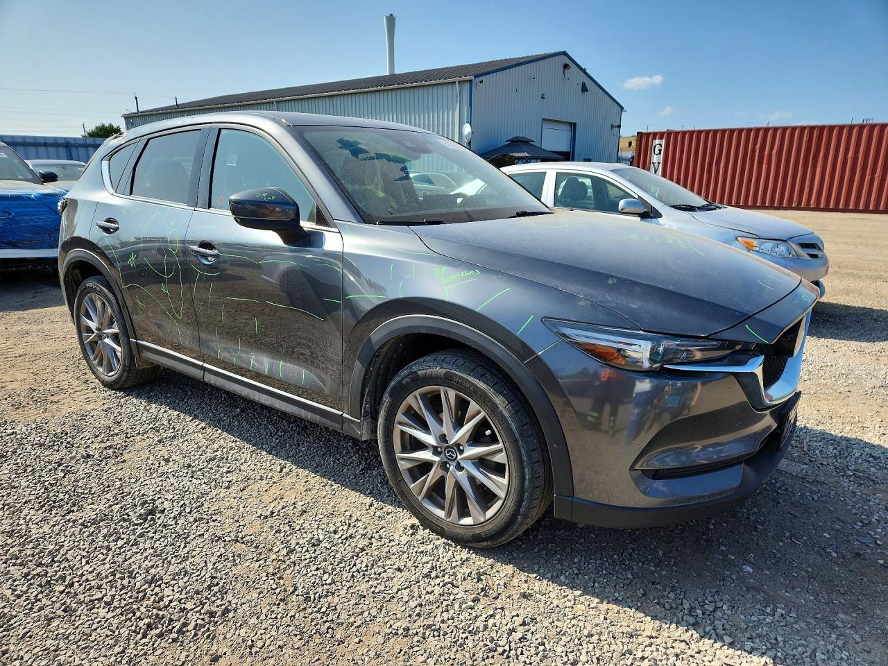 2021 Mazda Cx-5 Grand Touring Серый vin: JM3KFBDM2M0427029