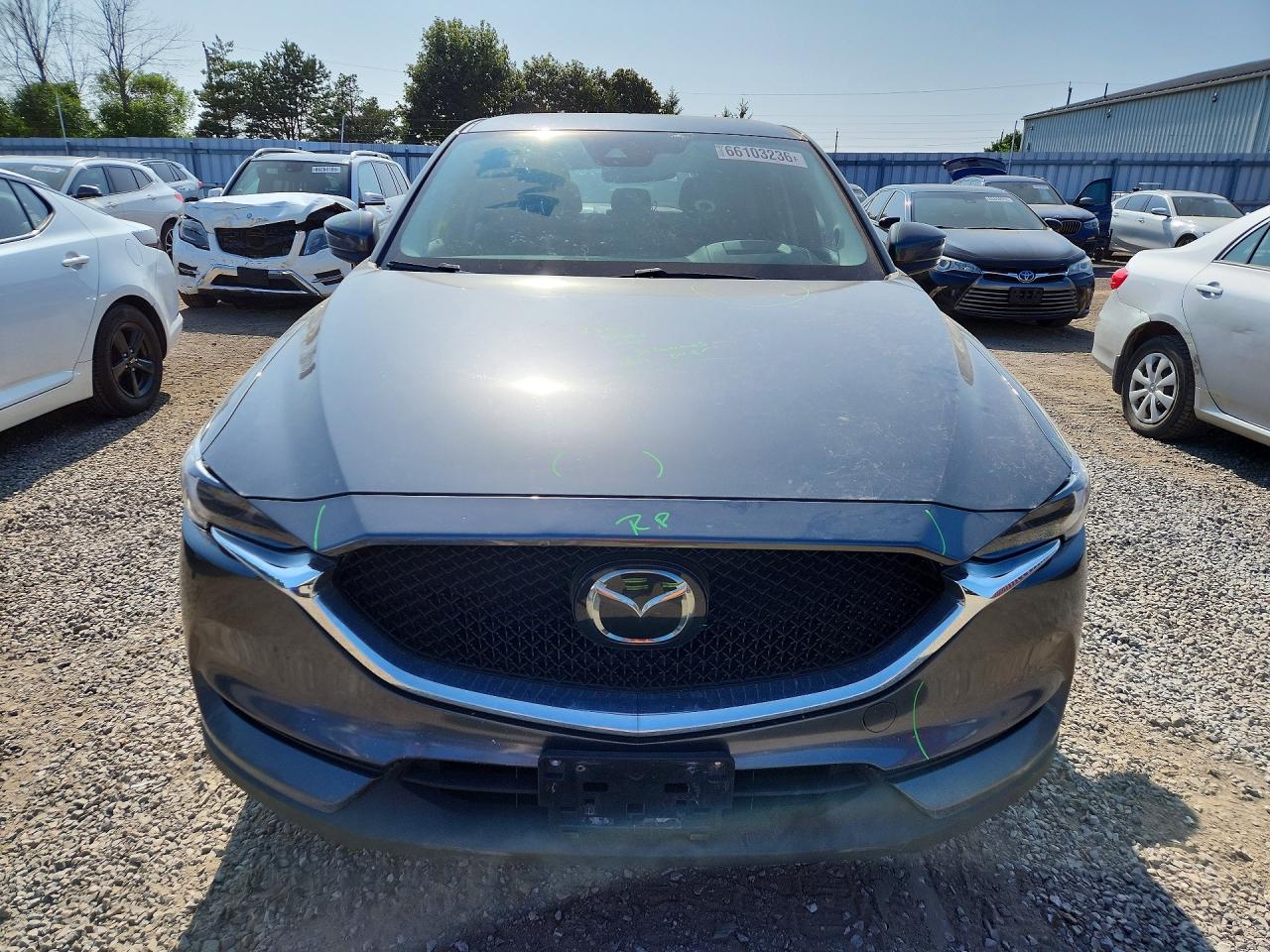 2021 Mazda Cx-5 Grand Touring Серый vin: JM3KFBDM2M0427029