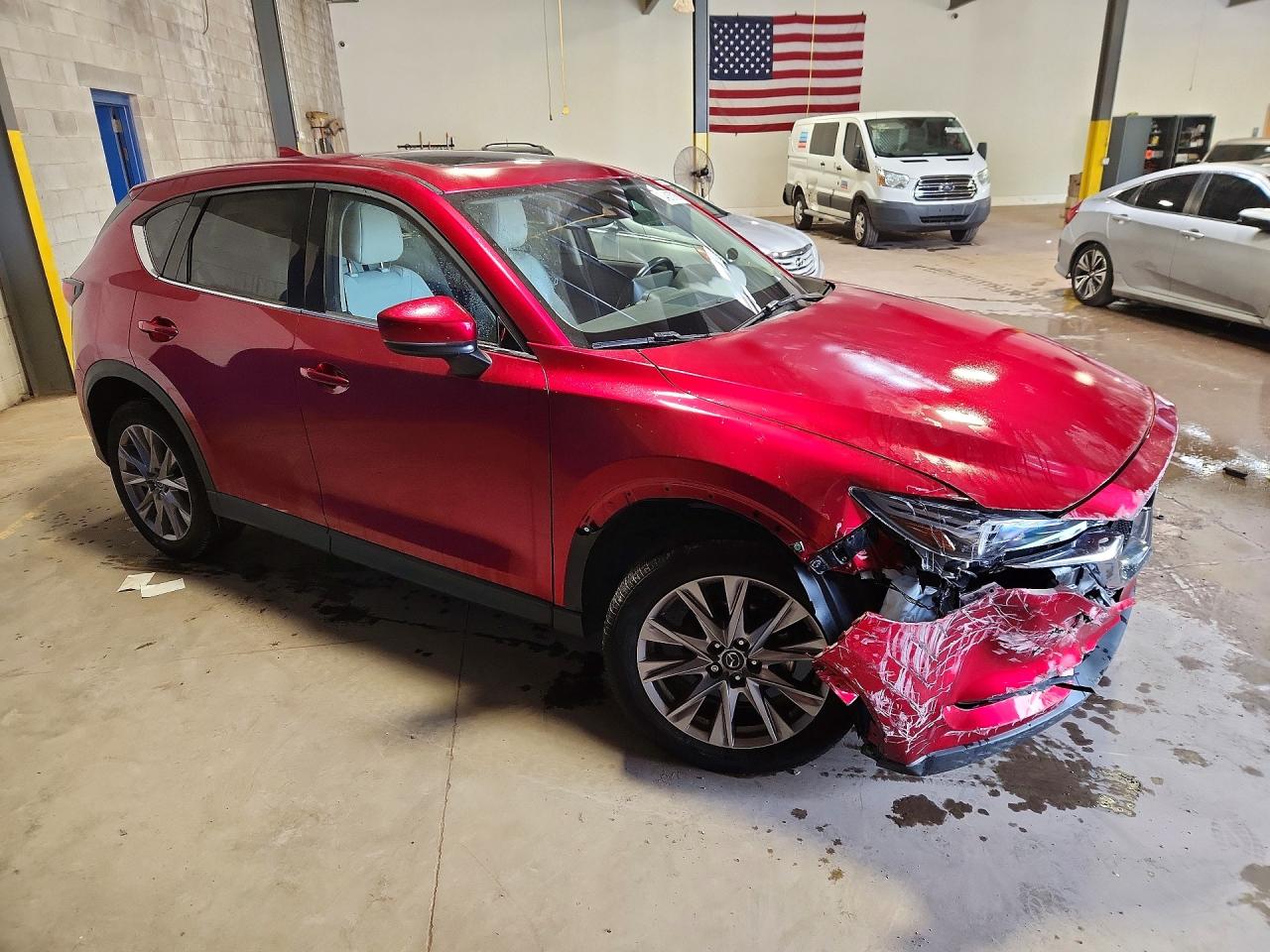 2021 Mazda Cx-5 Grand Touring Красный vin: JM3KFBDM2M0441187