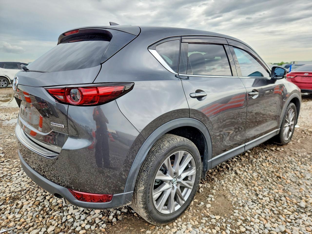 2021 Mazda Cx-5 Grand Touring Gray vin: JM3KFBDM2M1344758