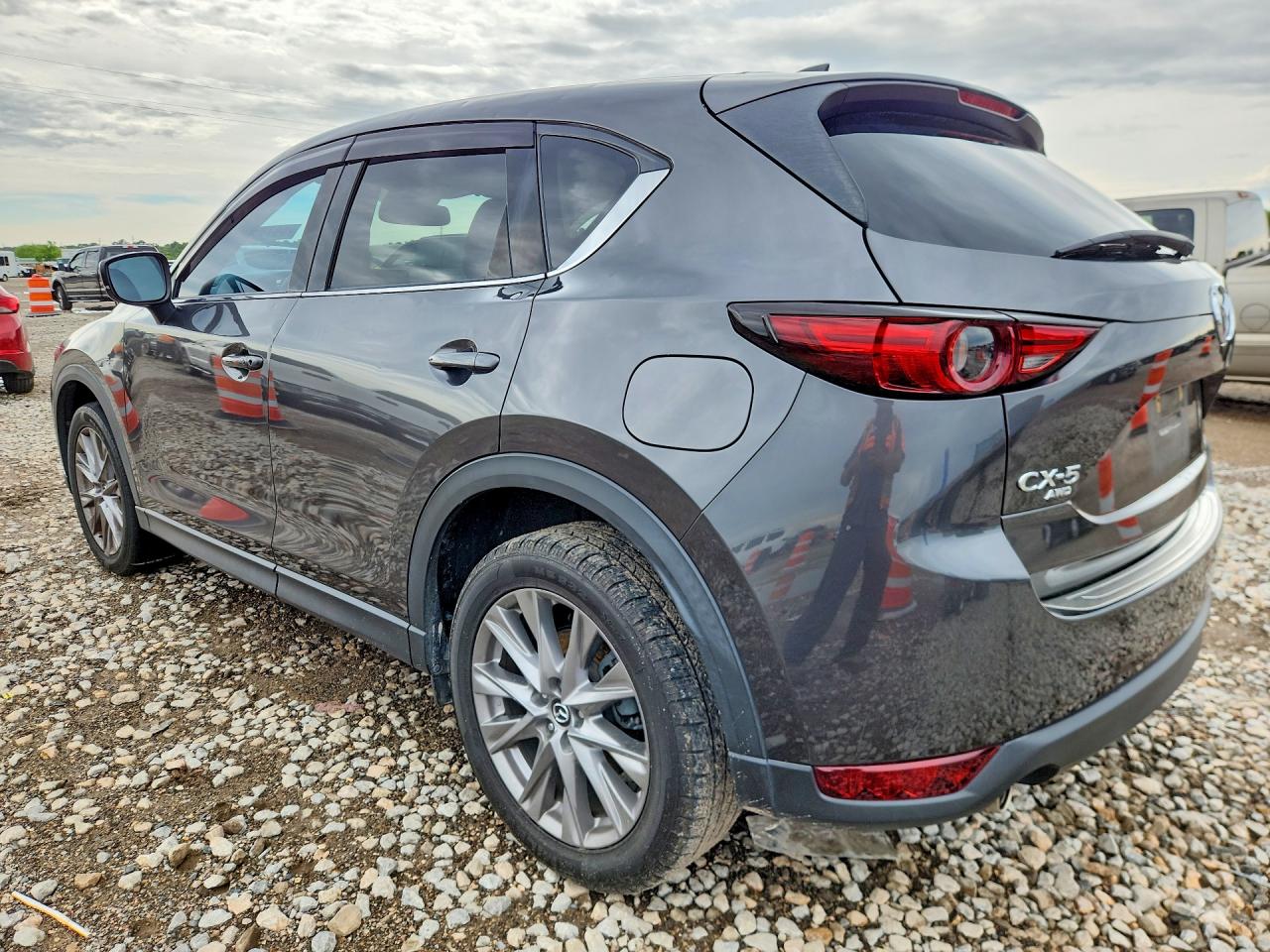 2021 Mazda Cx-5 Grand Touring Gray vin: JM3KFBDM2M1344758