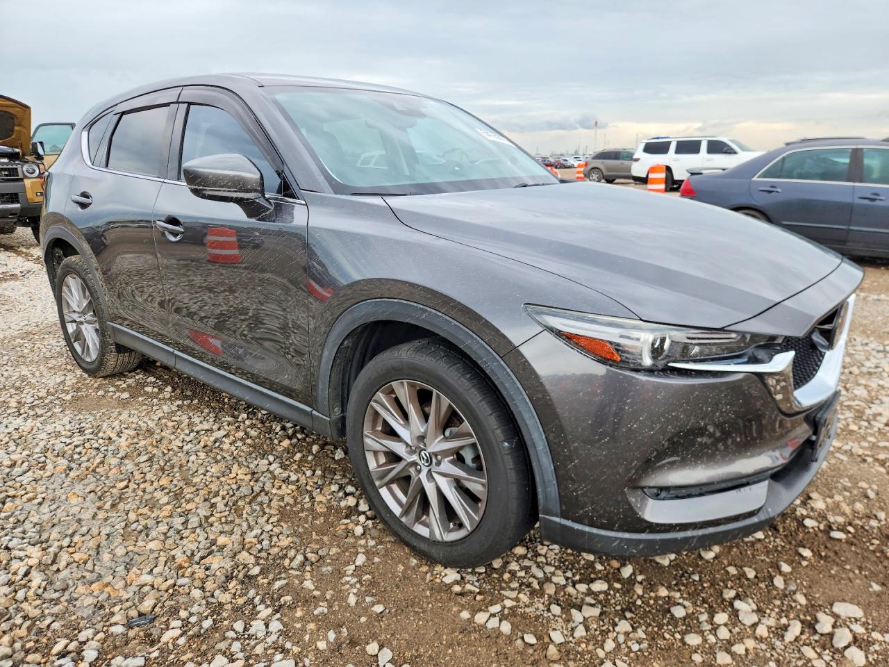2021 Mazda Cx-5 Grand Touring Gray vin: JM3KFBDM2M1344758