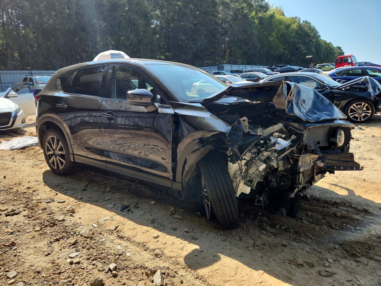 2018 Mazda Cx-5 Grand Touring Black vin: JM3KFBDM3J0410994
