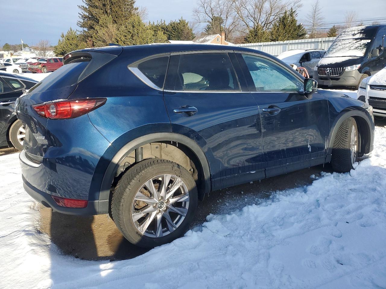 2019 Mazda Cx-5 Grand Touring Blue vin: JM3KFBDM3K0601879