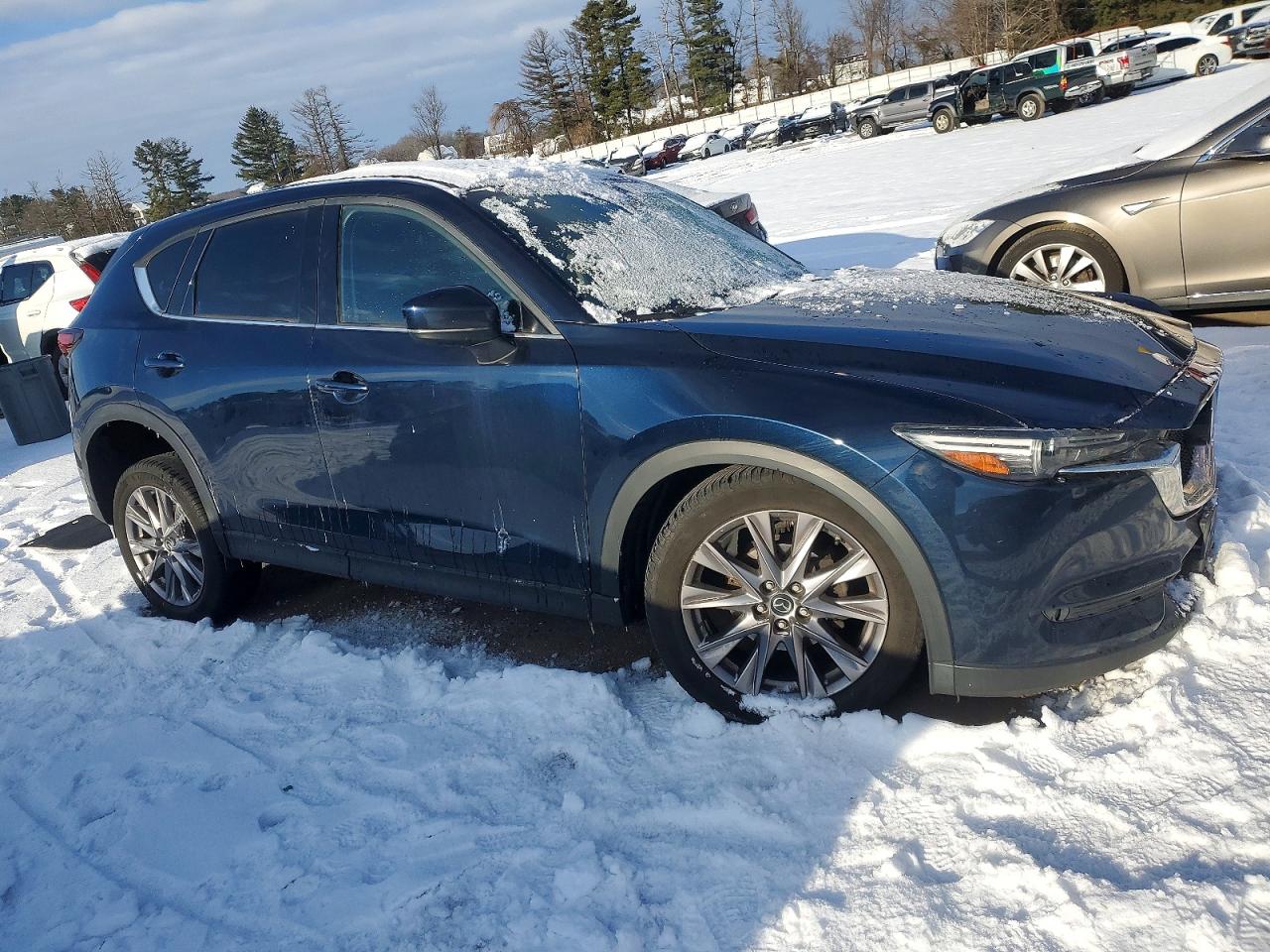 2019 Mazda Cx-5 Grand Touring Blue vin: JM3KFBDM3K0601879